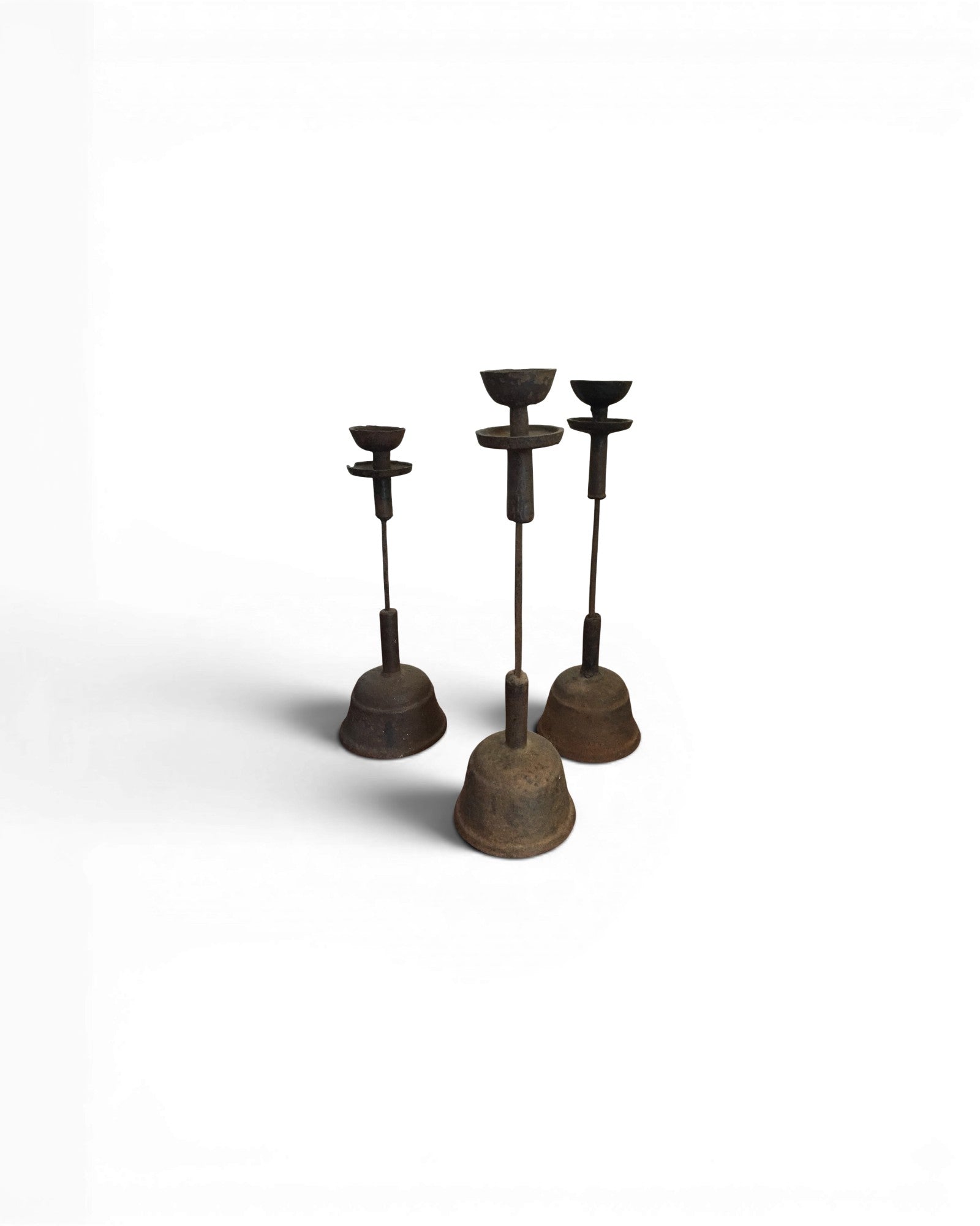 Vintage Iron Candle Holder