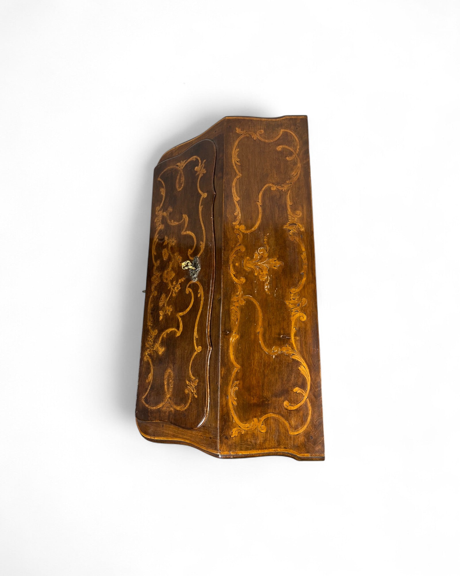 Small Turin Inlaid Rococo Secretaire