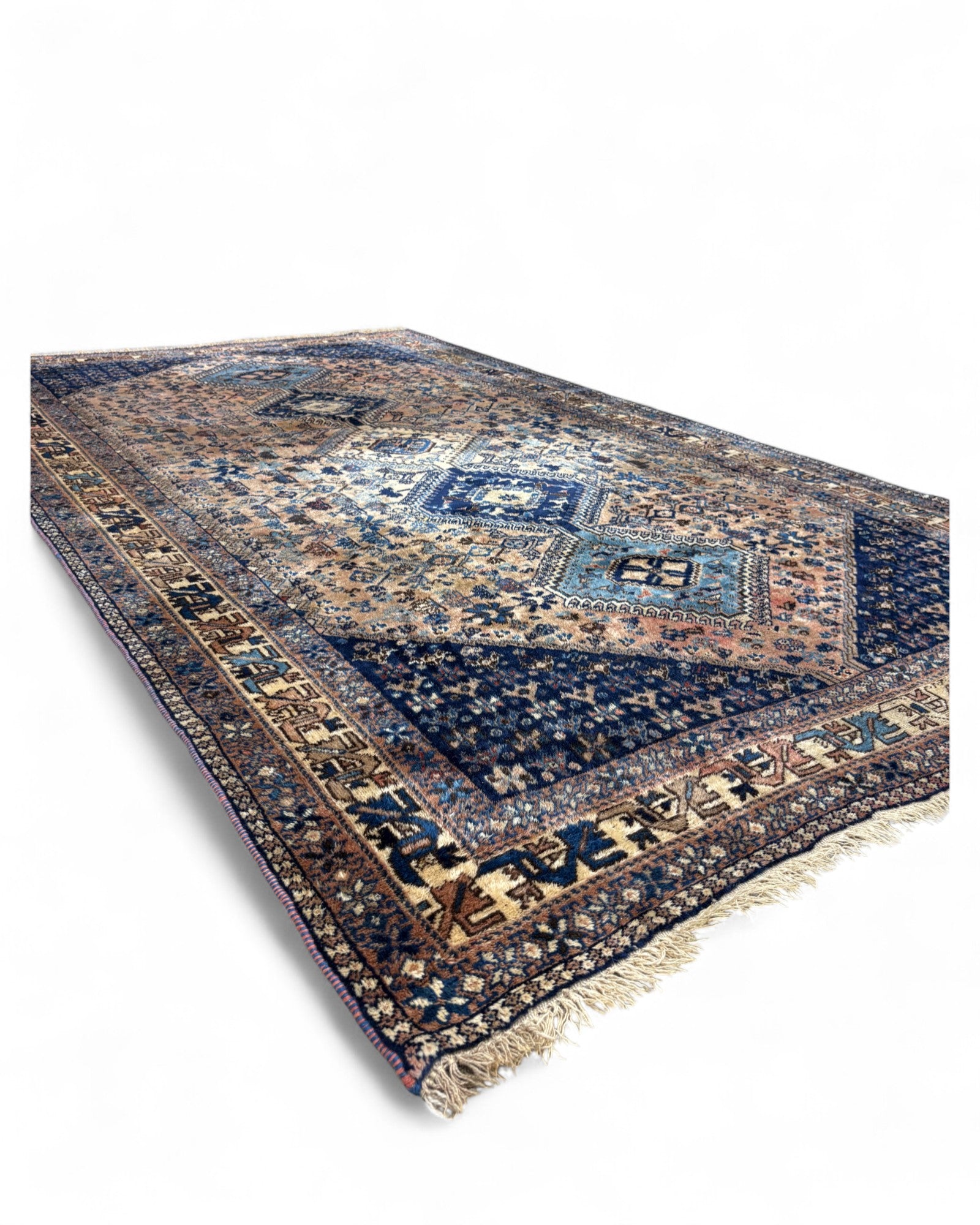 Persian Tribal Medallion Rug – Qashqai or Shiraz Region | 152 x 260cm