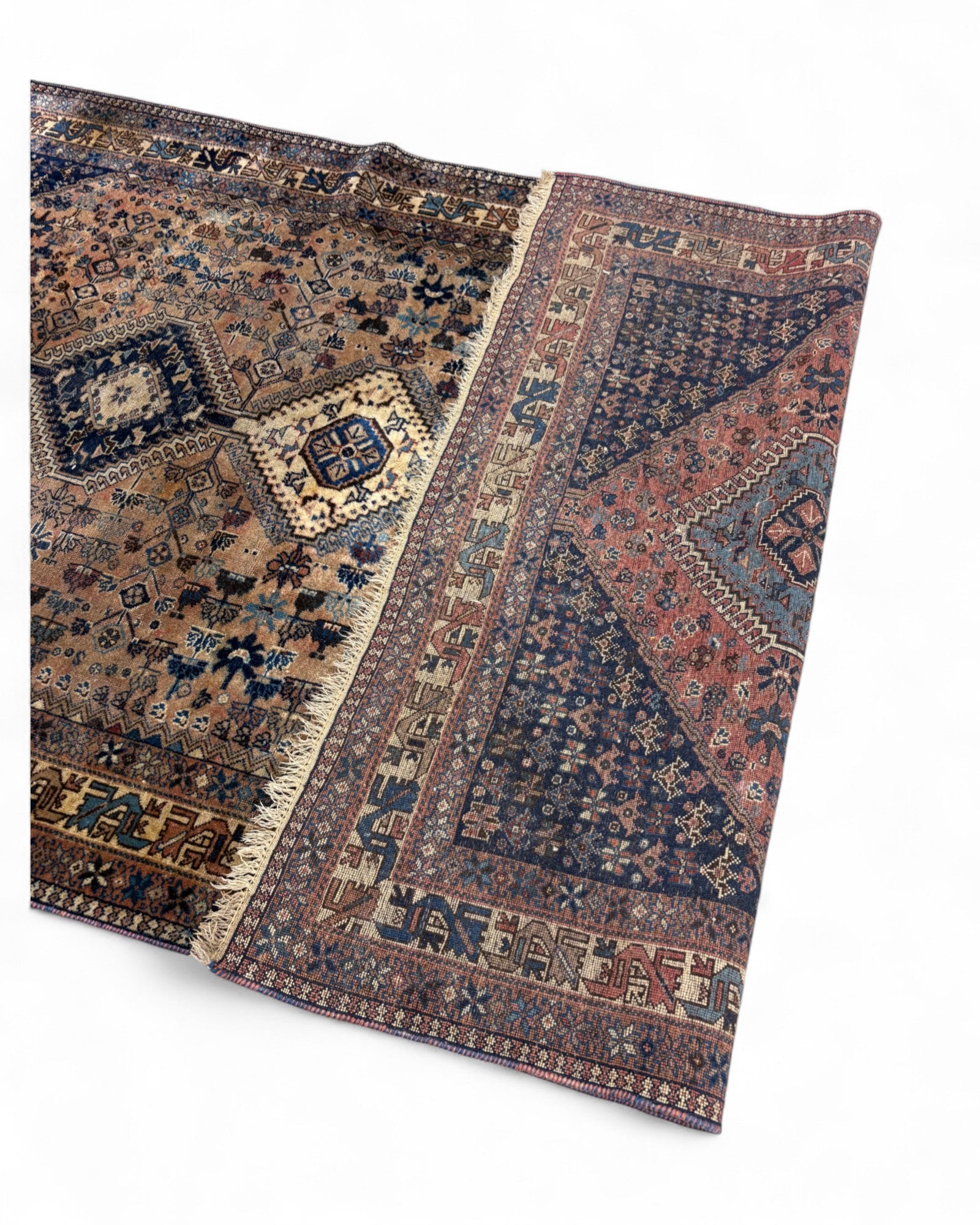 Persian Tribal Medallion Rug – Qashqai or Shiraz Region | 152 x 260cm