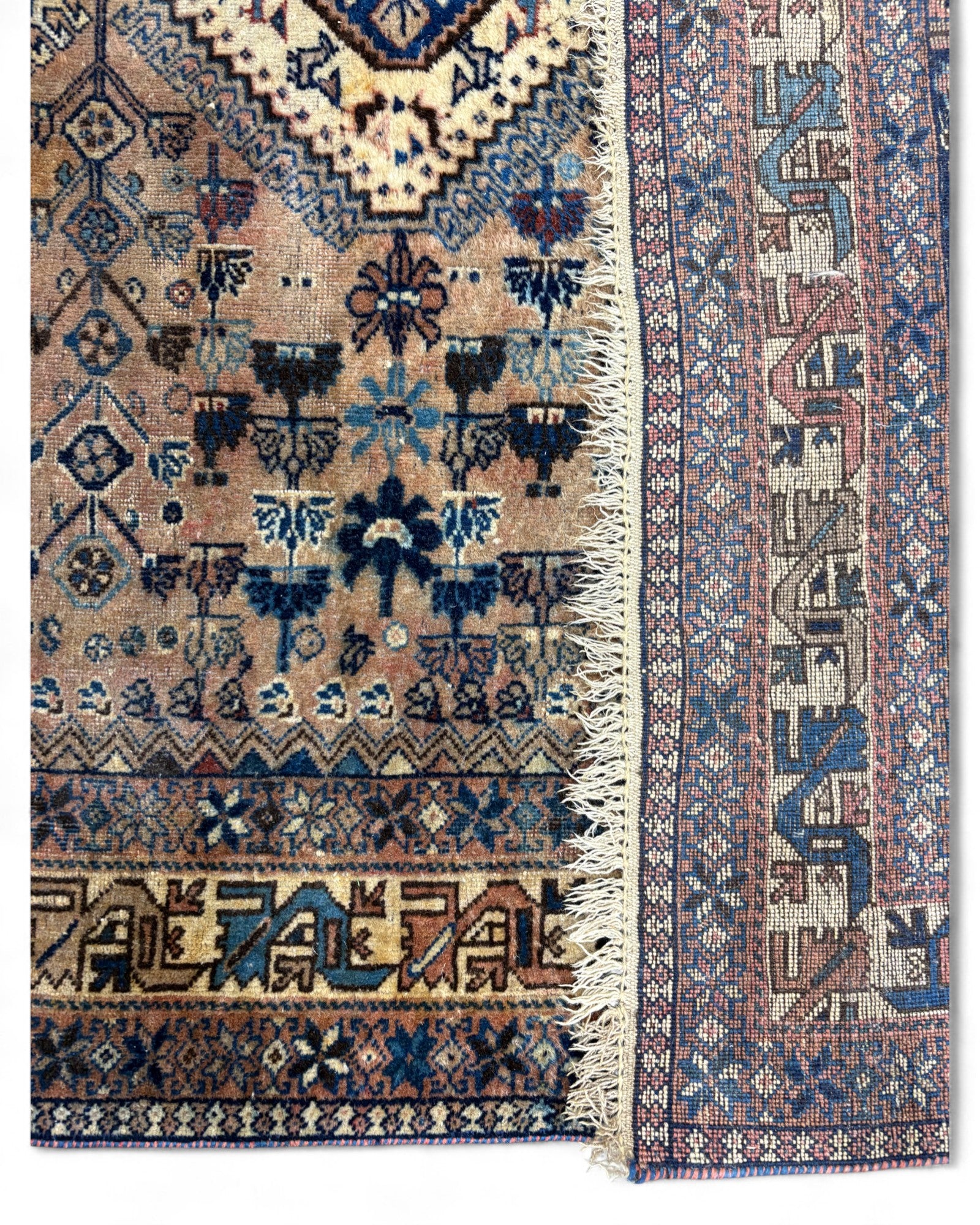 Persian Tribal Medallion Rug – Qashqai or Shiraz Region | 152 x 260cm