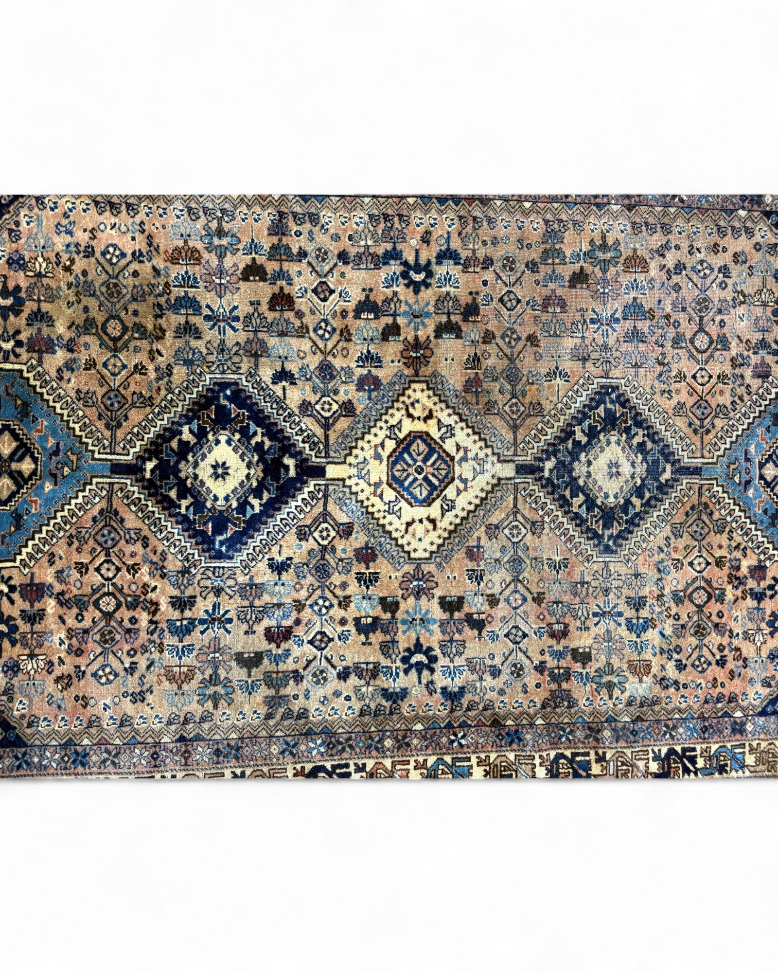 Persian Tribal Medallion Rug – Qashqai or Shiraz Region | 152 x 260cm