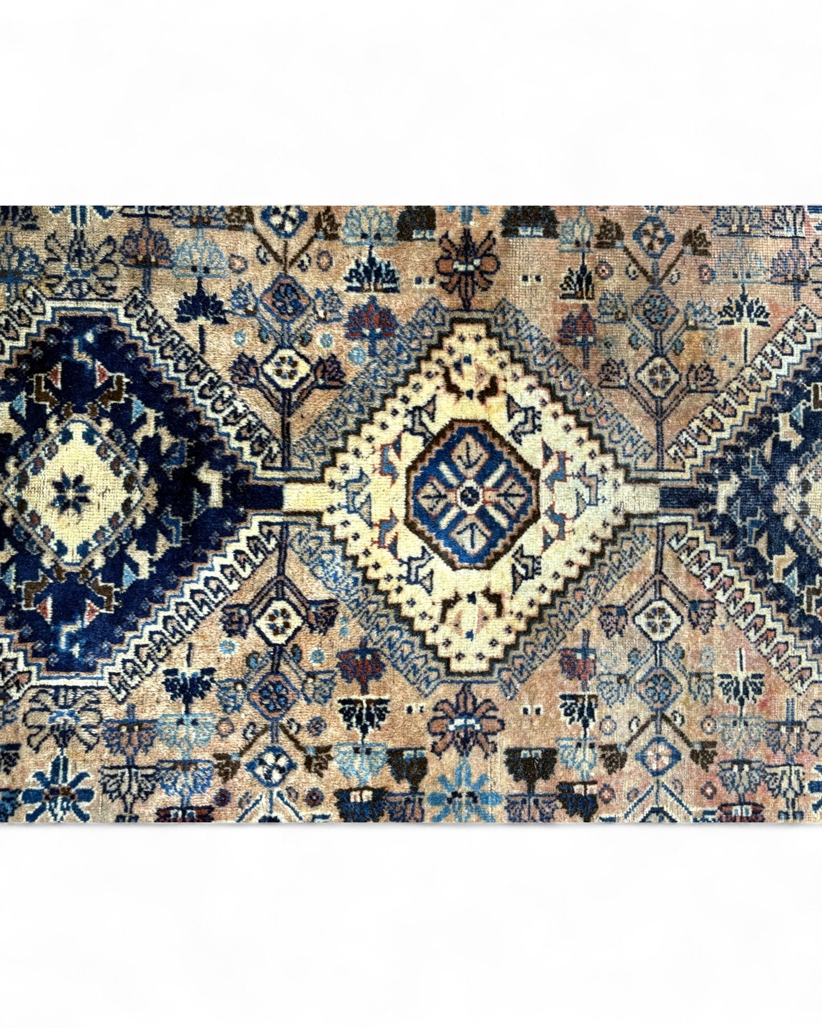 Persian Tribal Medallion Rug – Qashqai or Shiraz Region | 152 x 260cm