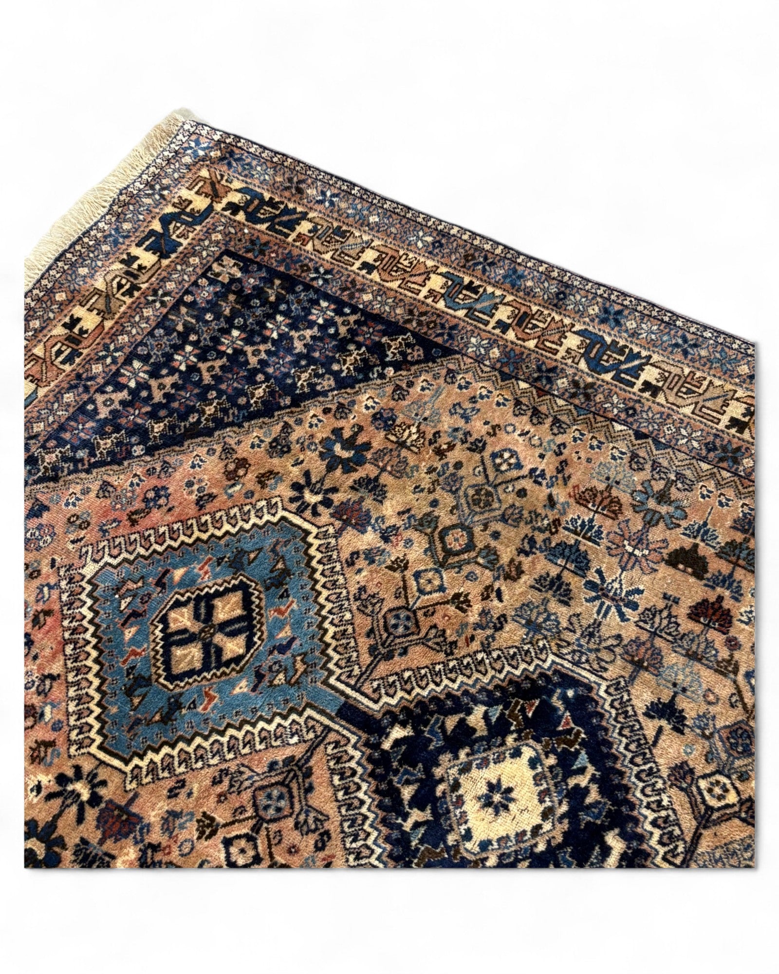 Persian Tribal Medallion Rug – Qashqai or Shiraz Region | 152 x 260cm