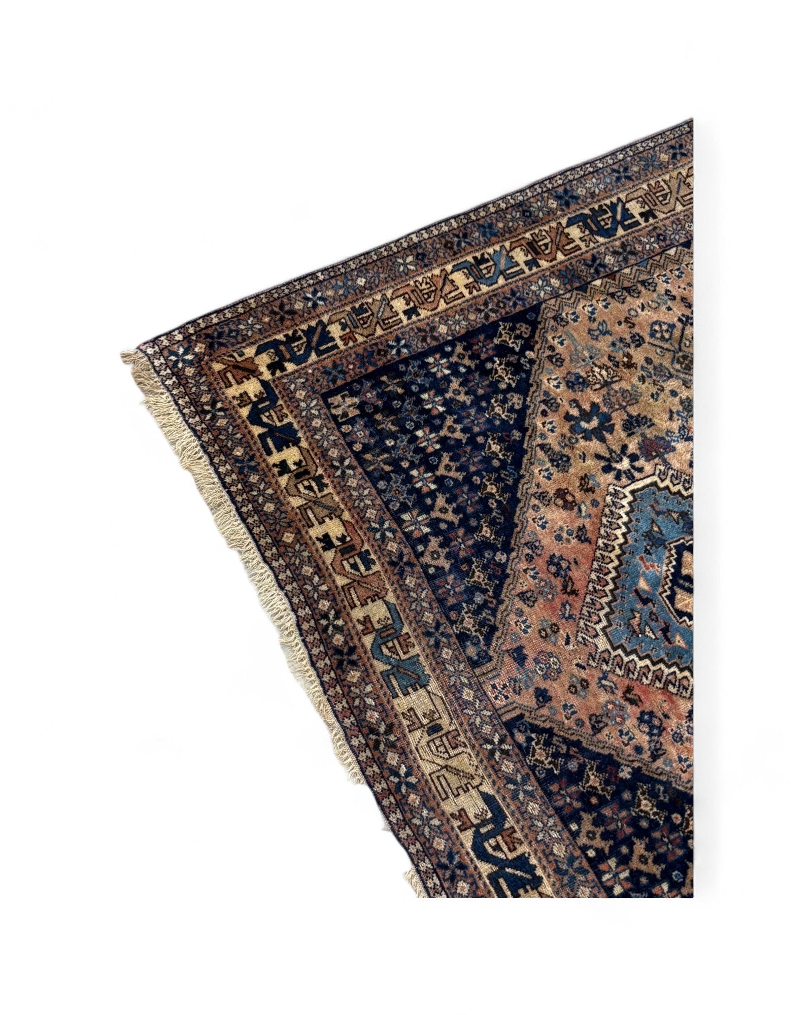 Persian Tribal Medallion Rug – Qashqai or Shiraz Region | 152 x 260cm