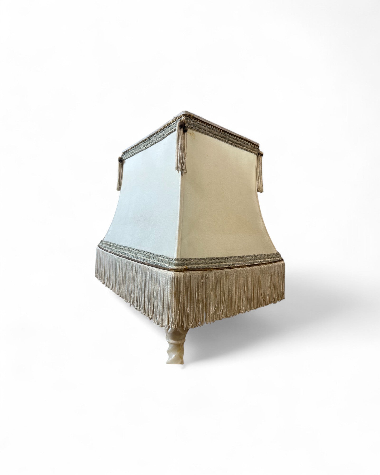Neoclassical Faux Marble Table Lamp