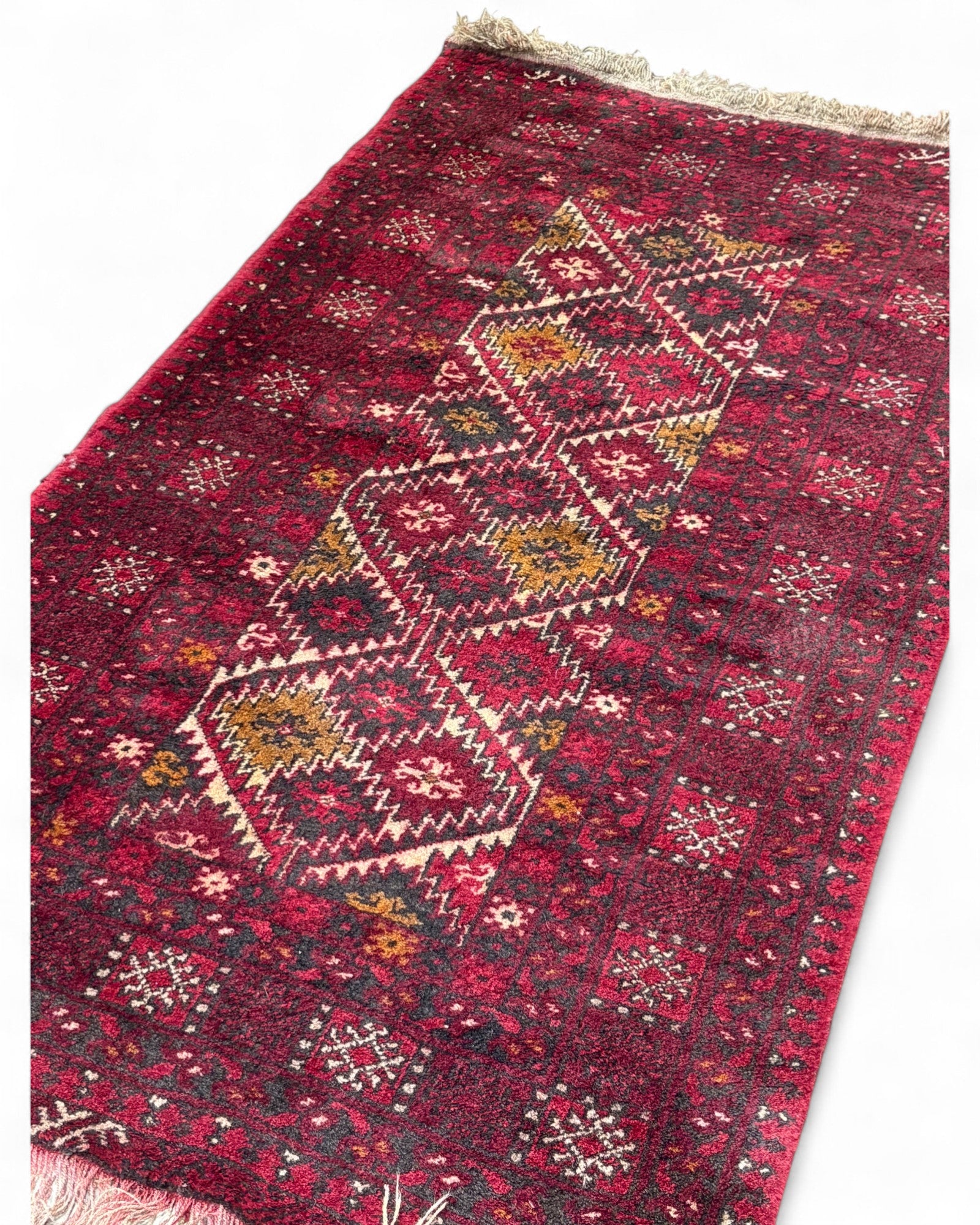 Baluch Tribal Wool Rug – Afghanistan | 101 x 181 cm