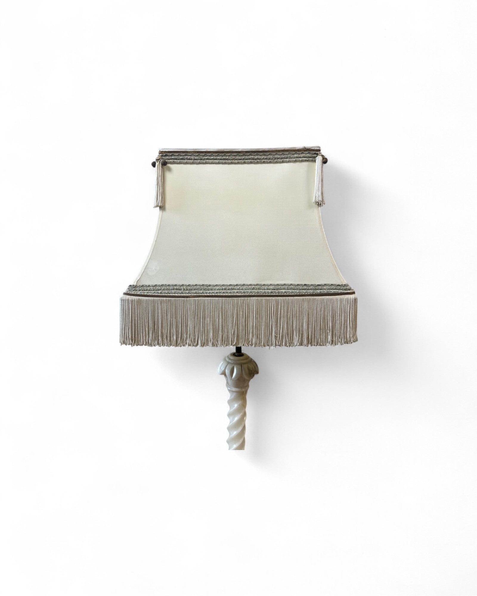 Neoclassical Faux Marble Table Lamp