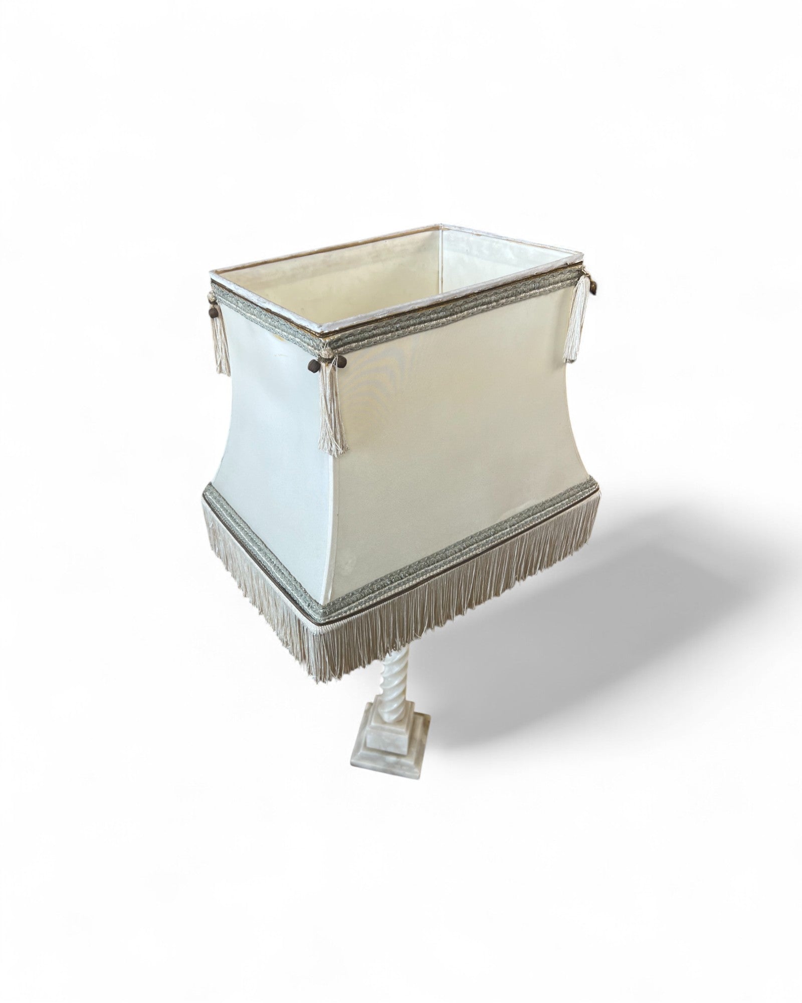 Neoclassical Faux Marble Table Lamp