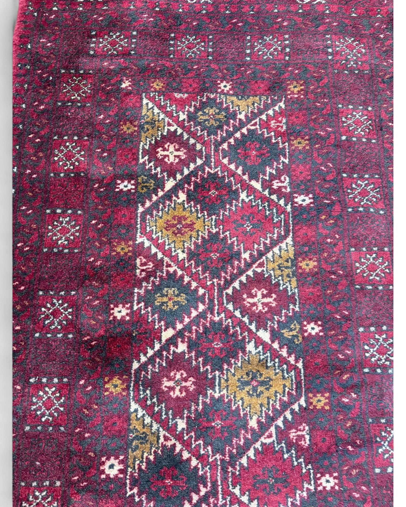 Baluch Tribal Wool Rug – Afghanistan | 101 x 181 cm
