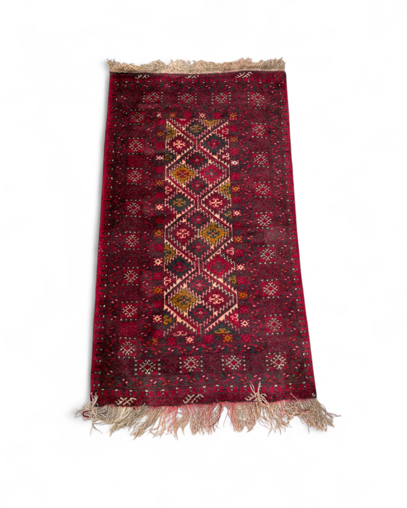Baluch Tribal Wool Rug – Afghanistan | 101 x 181 cm