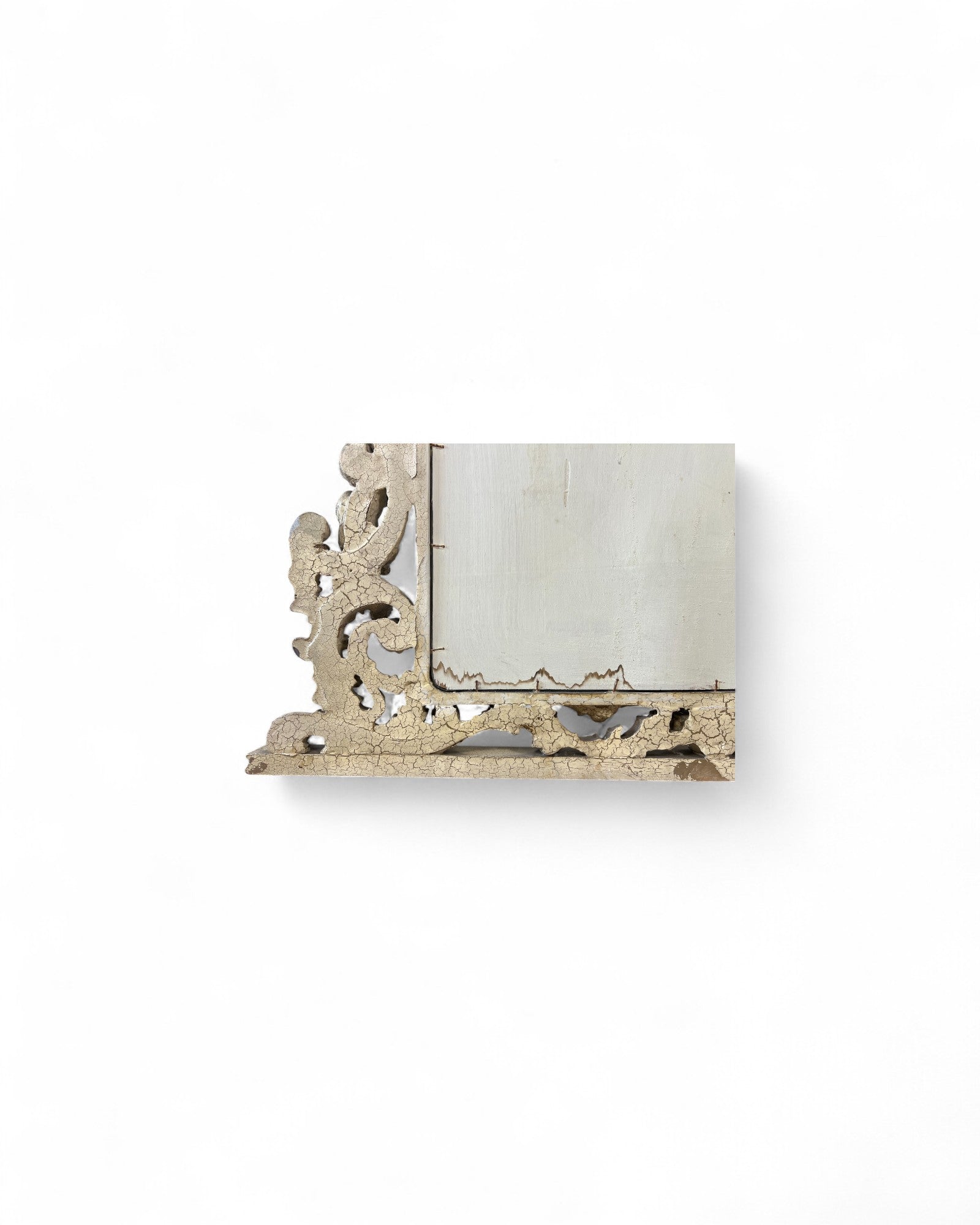 Rococo Giltwood Gold & Pearl Floral Mirror