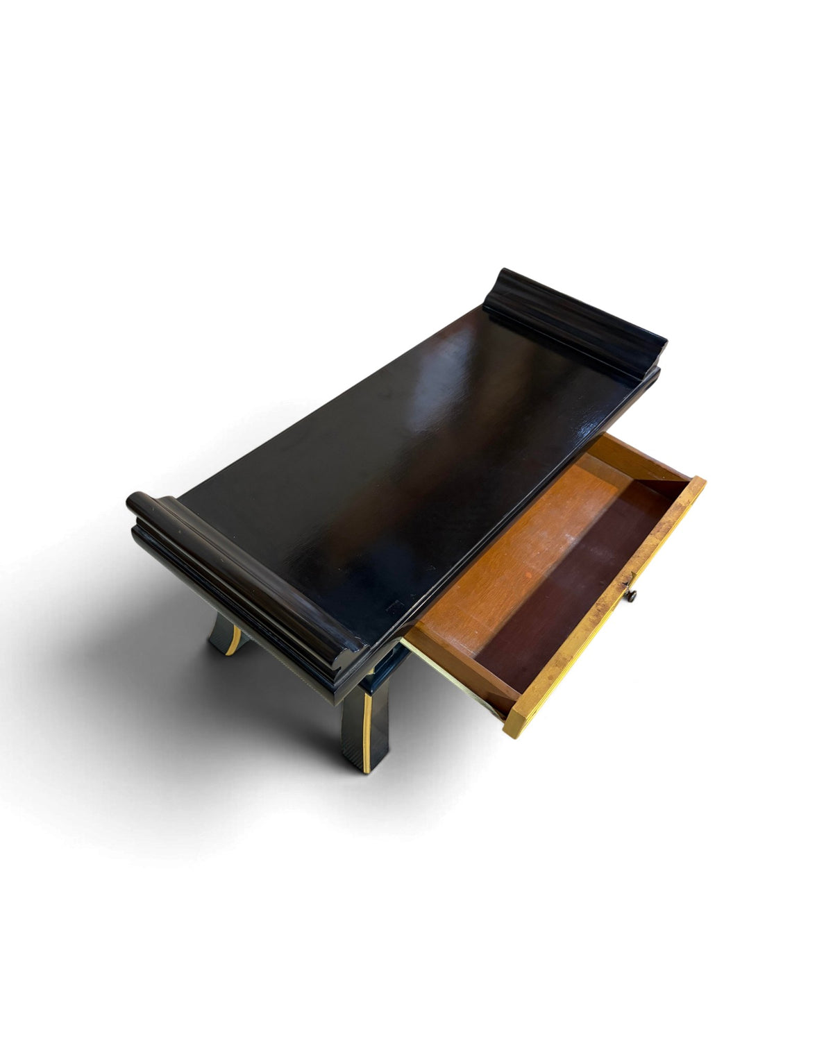 Solid Wood Lacquer Japanese Prayer Tables 3 Piece Set