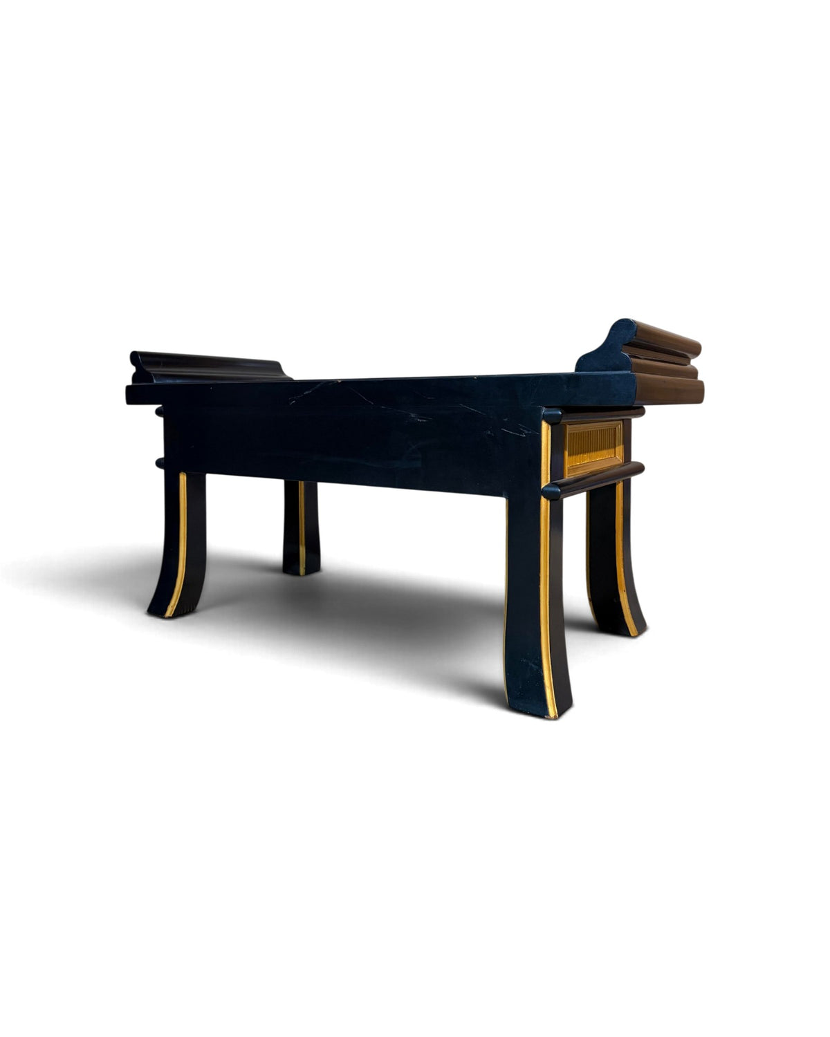 Solid Wood Lacquer Japanese Prayer Tables 3 Piece Set