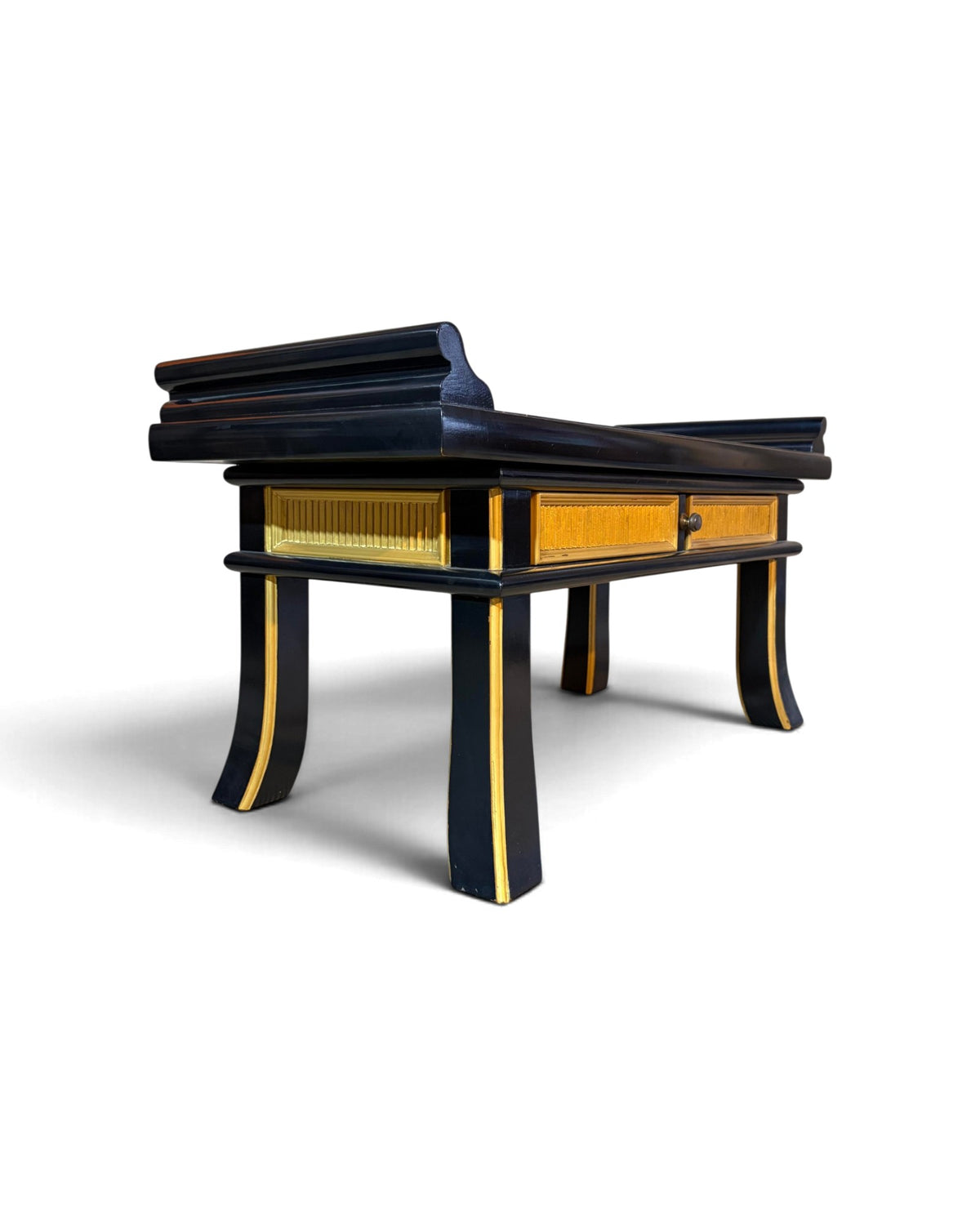 Solid Wood Lacquer Japanese Prayer Tables 3 Piece Set