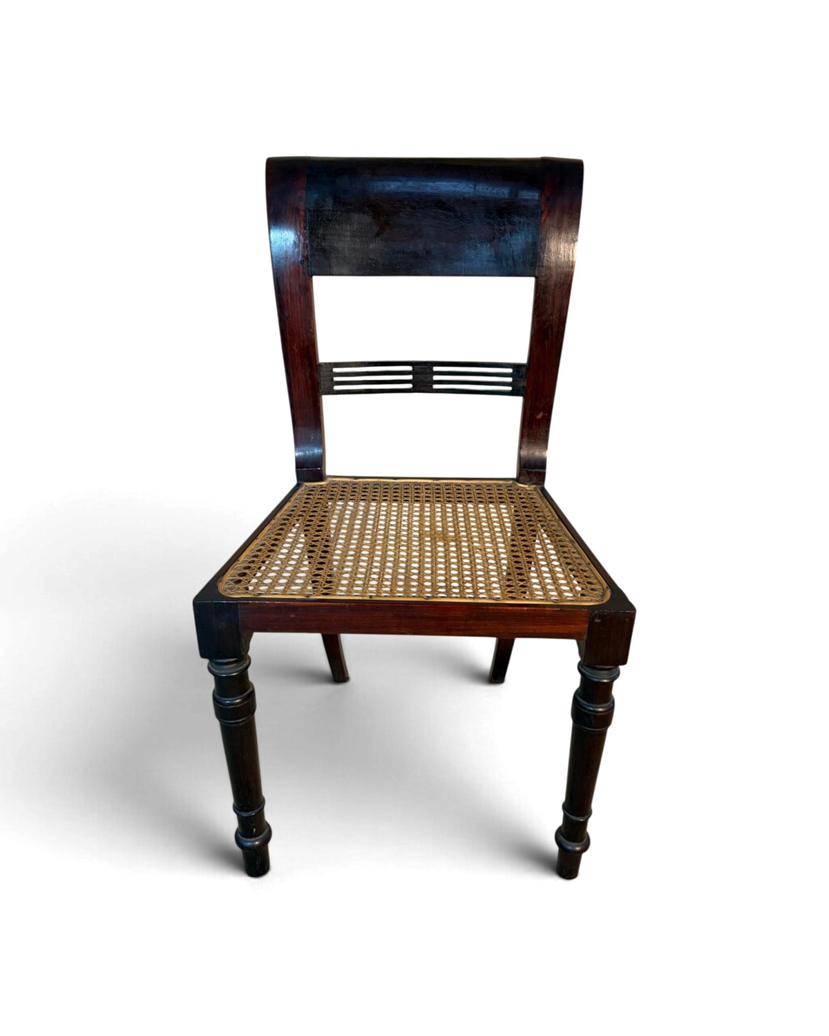 Set of 4 Rattan Dining Chairs