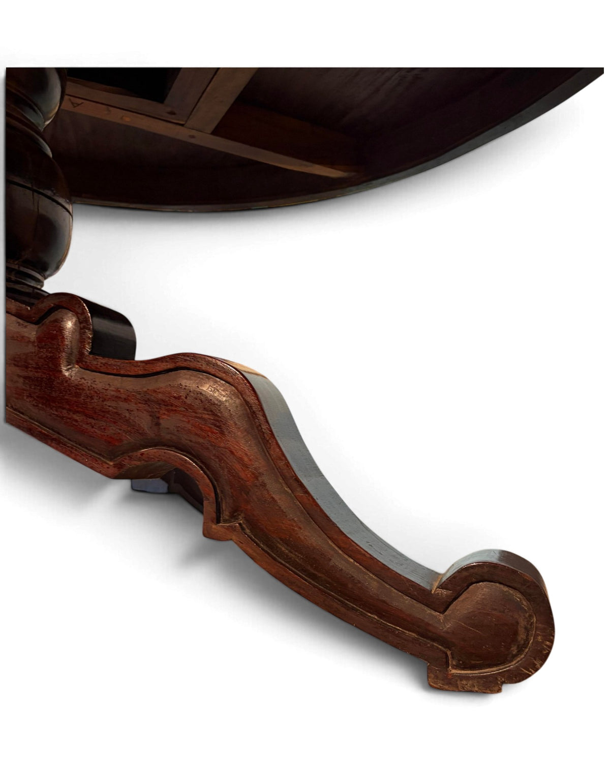 Round Teak Wooid Dining Table