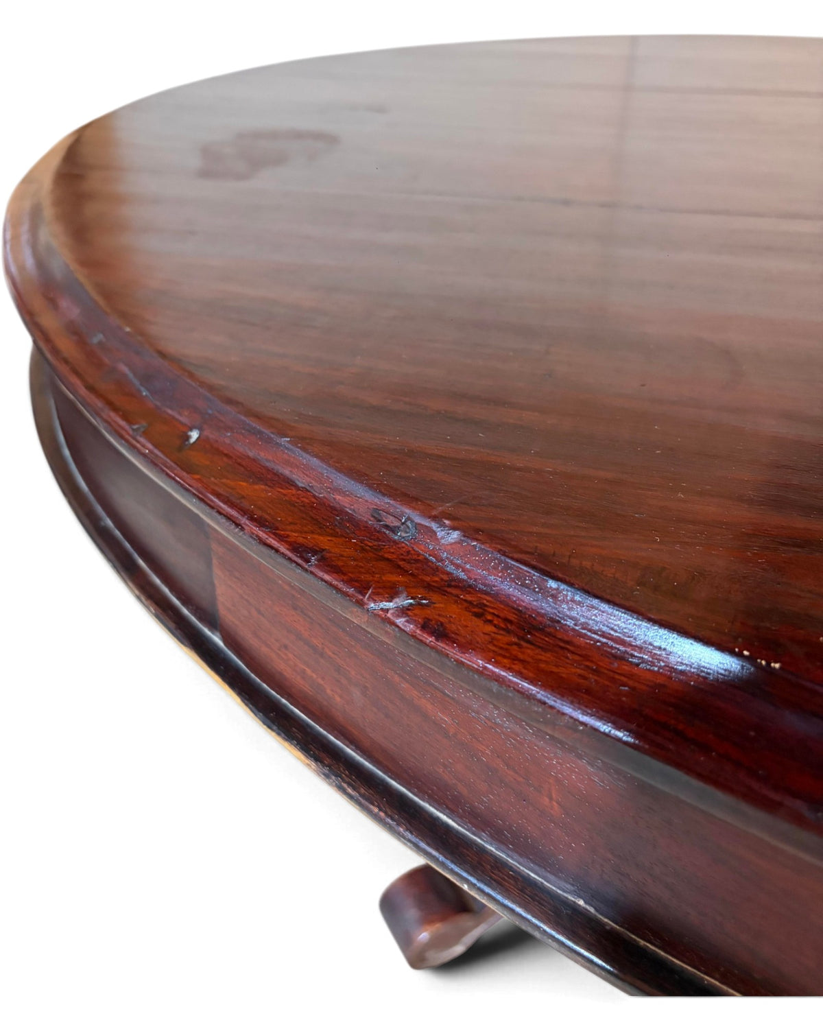 Round Teak Wooid Dining Table