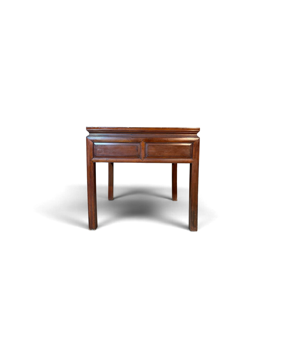 Teak Square Desk with Drawers