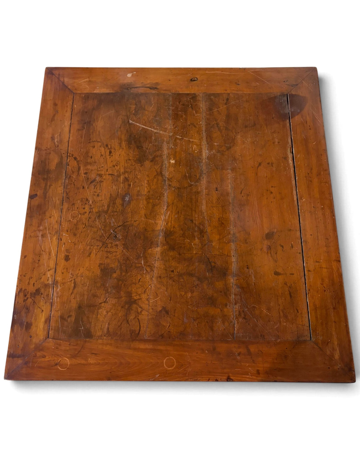 Teak Square Desk with Drawers
