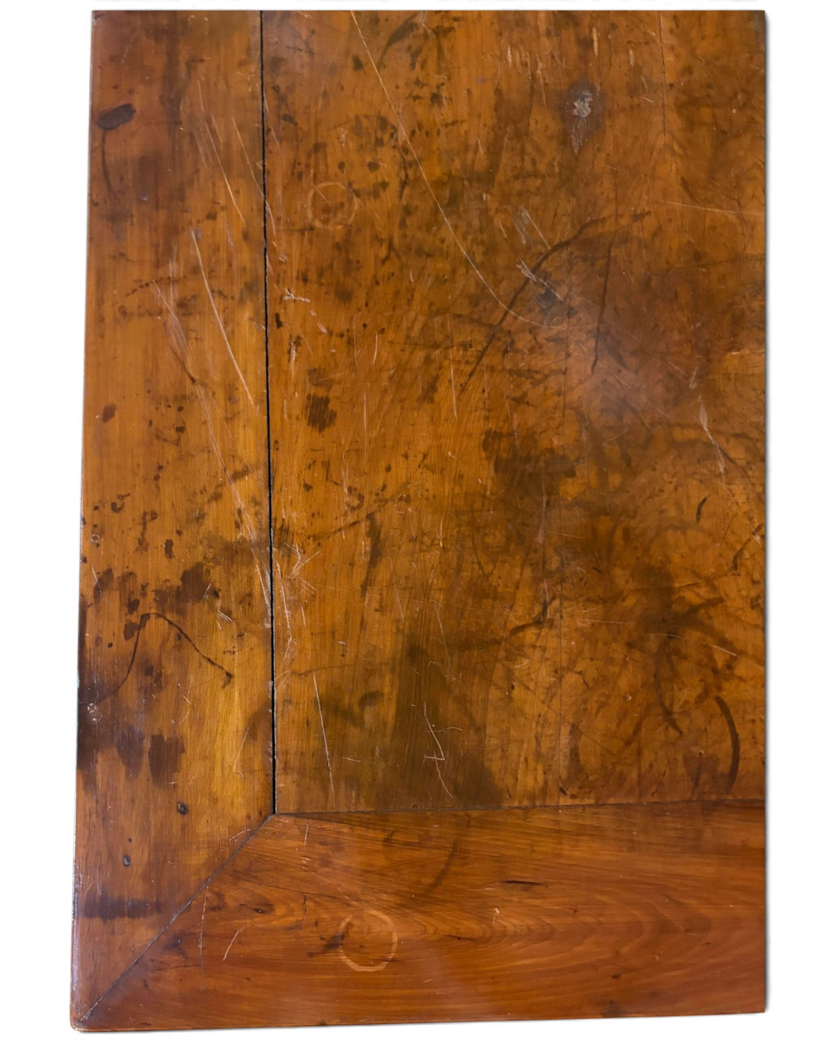 Teak Square Desk with Drawers