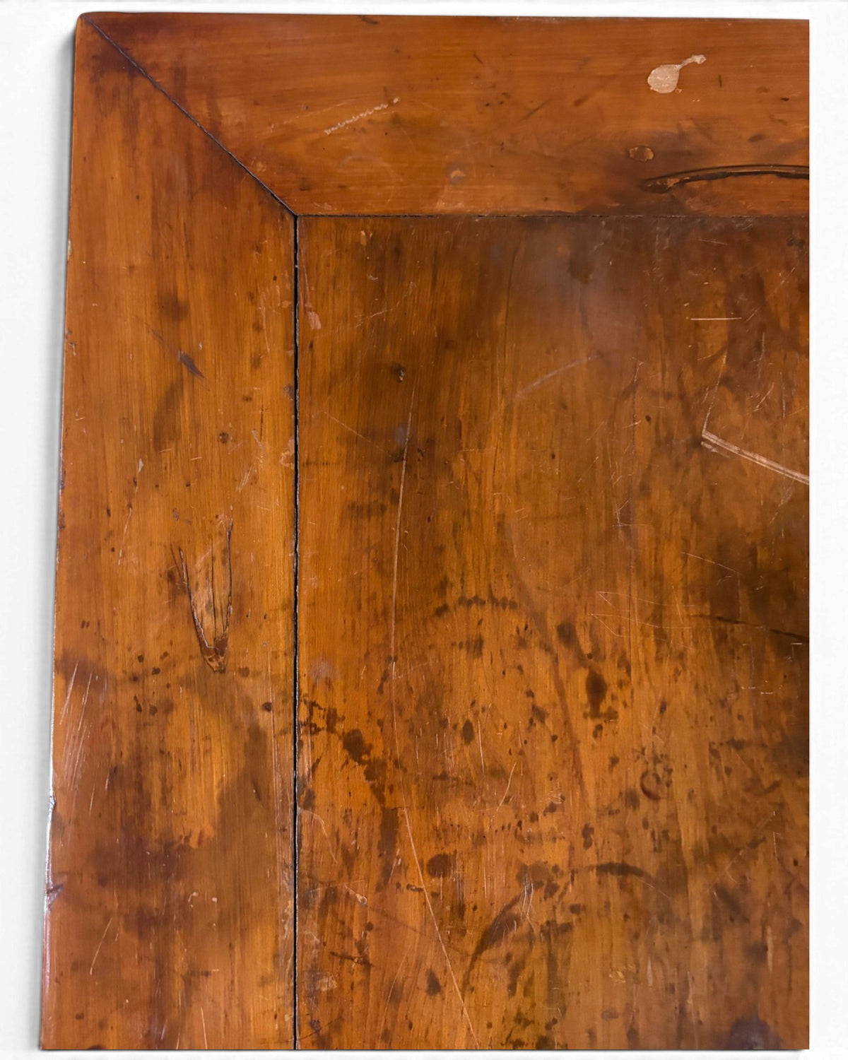 Teak Square Desk with Drawers