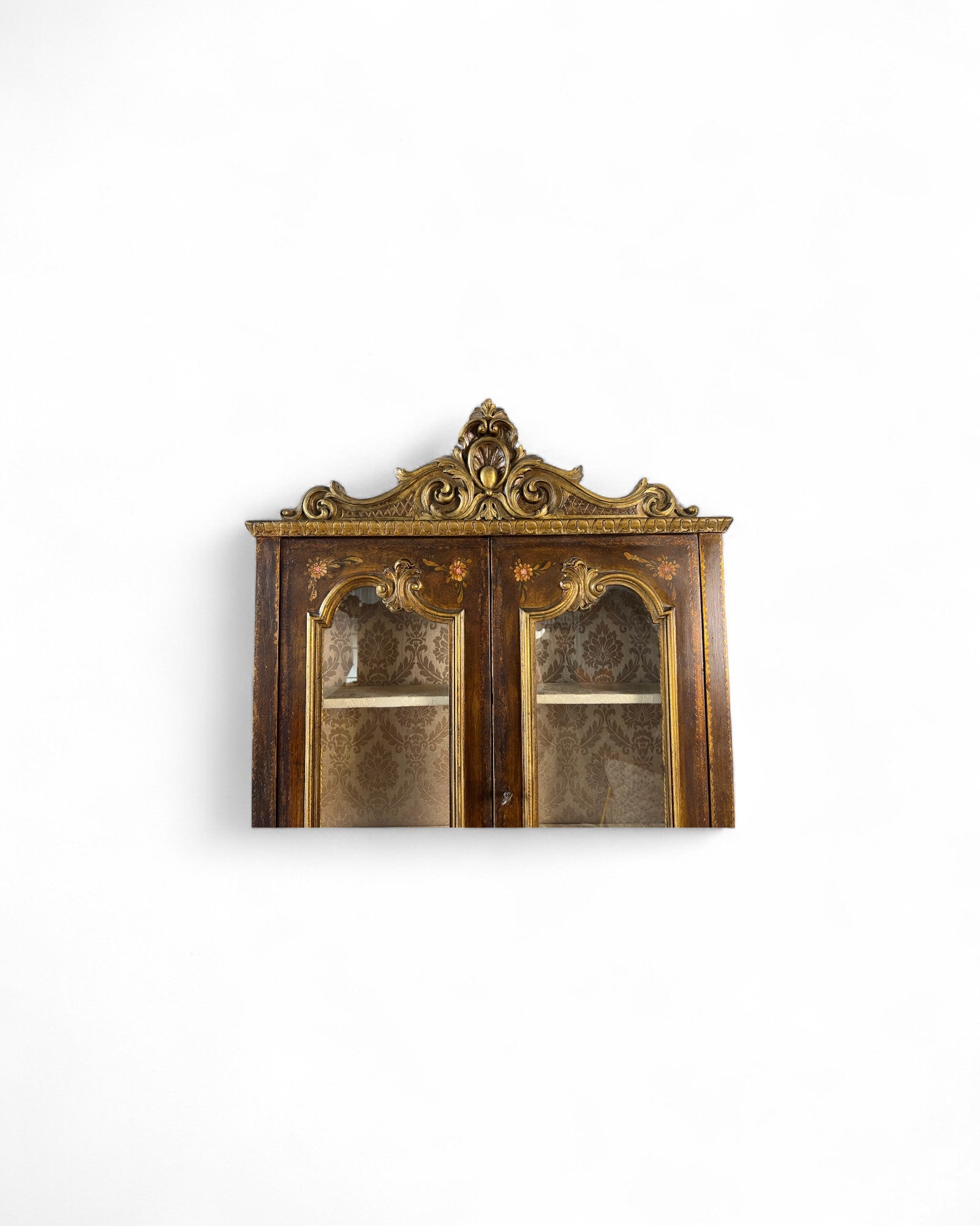 Victorian Revival Bronze Secretary Bookcase