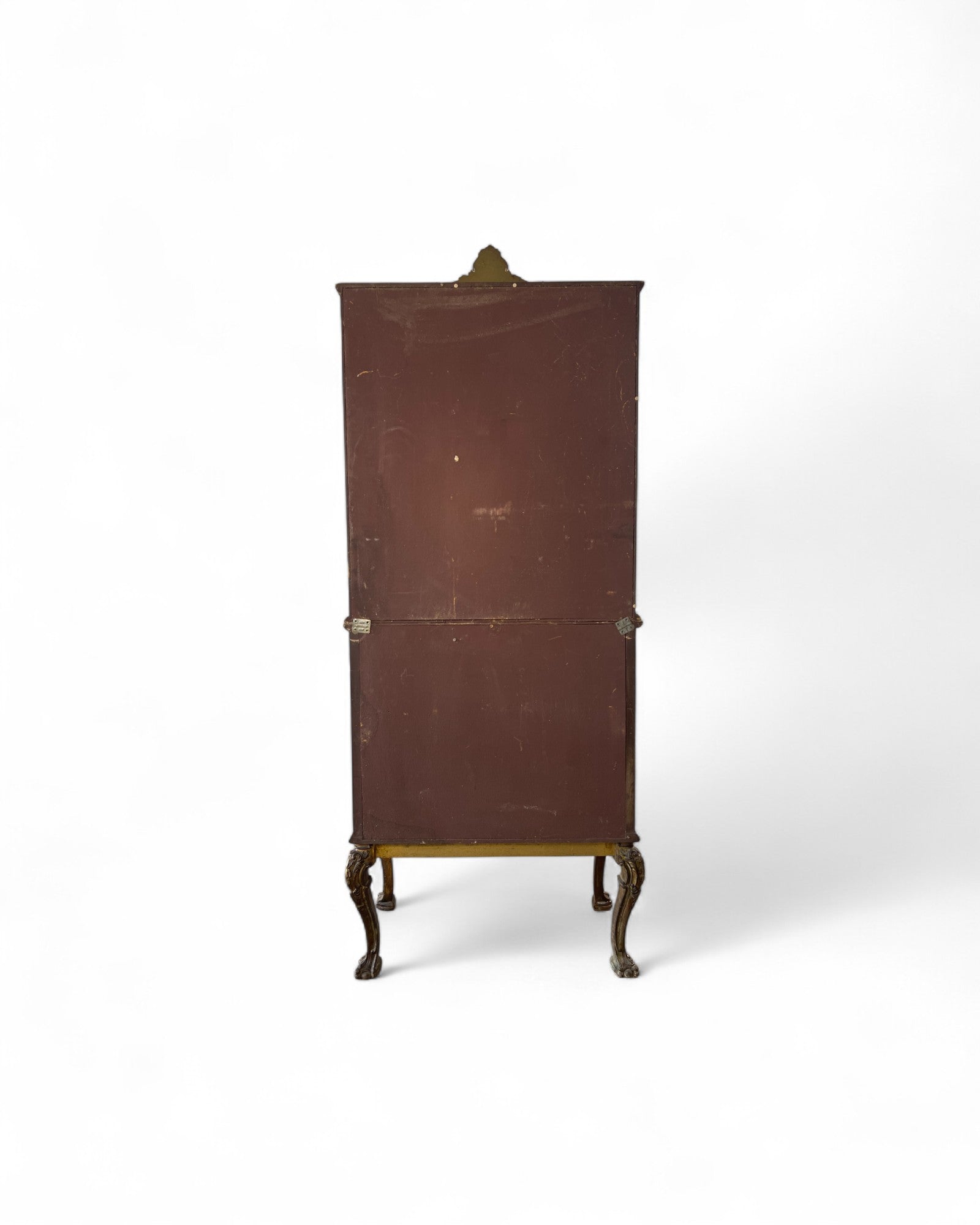Victorian Revival Bronze Secretary Bookcase