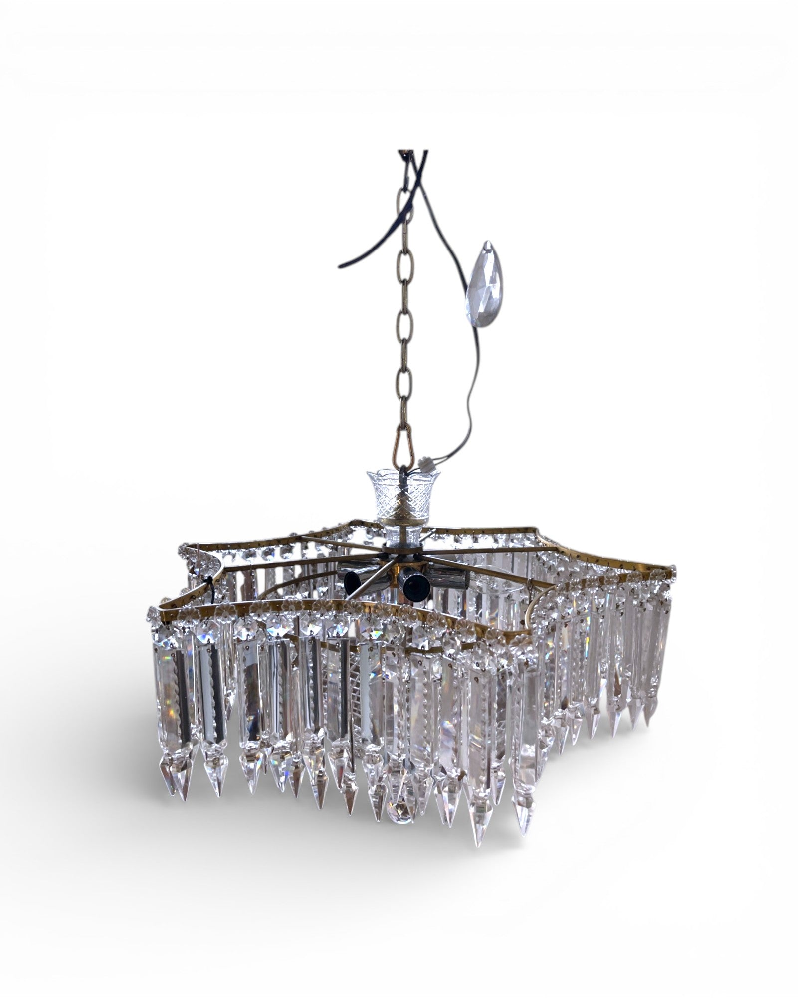 Hexagram Empire - Style Crystal Chandelier - Surround Living - 8