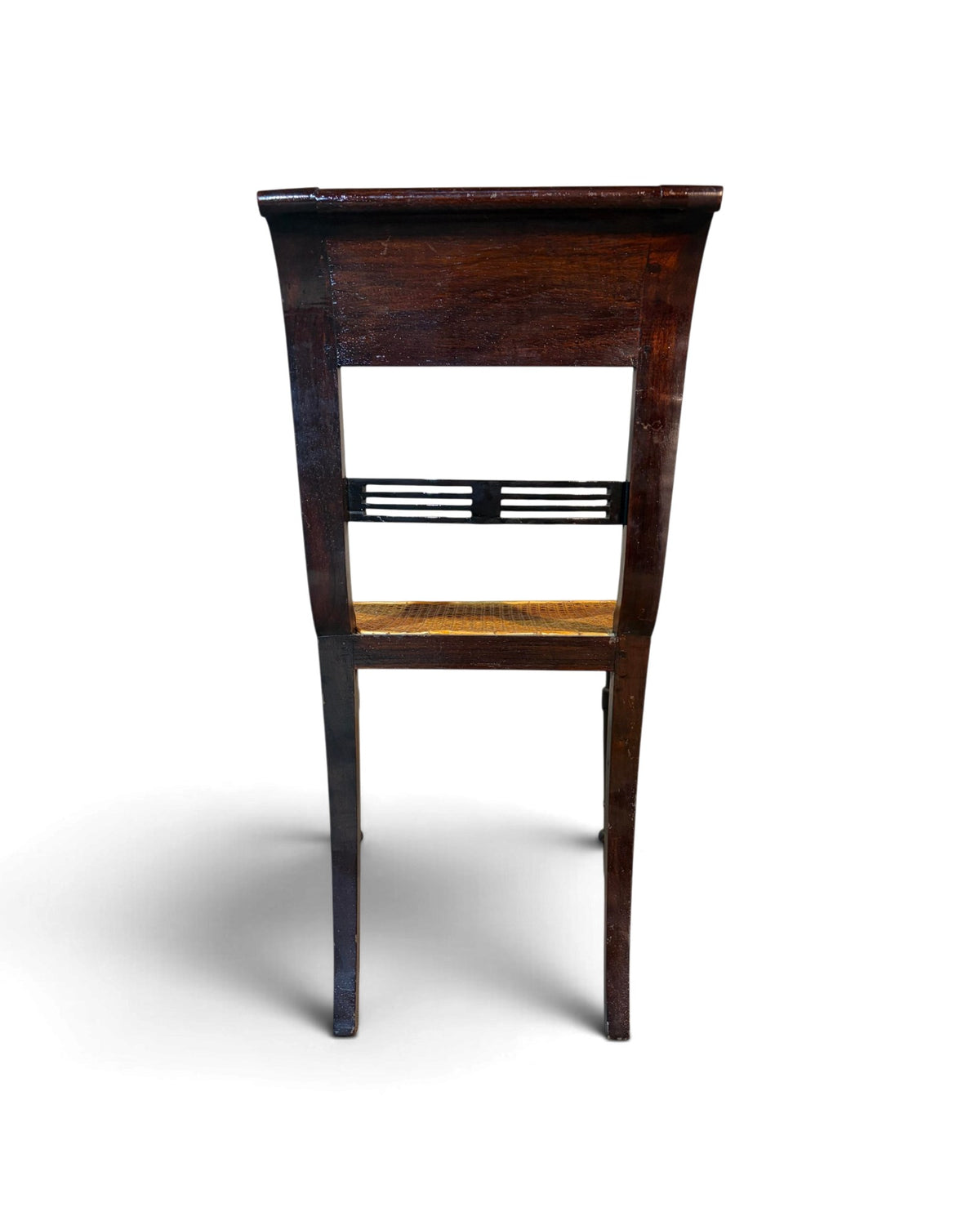 Rattan Dining Chair (Dark Lacquer)