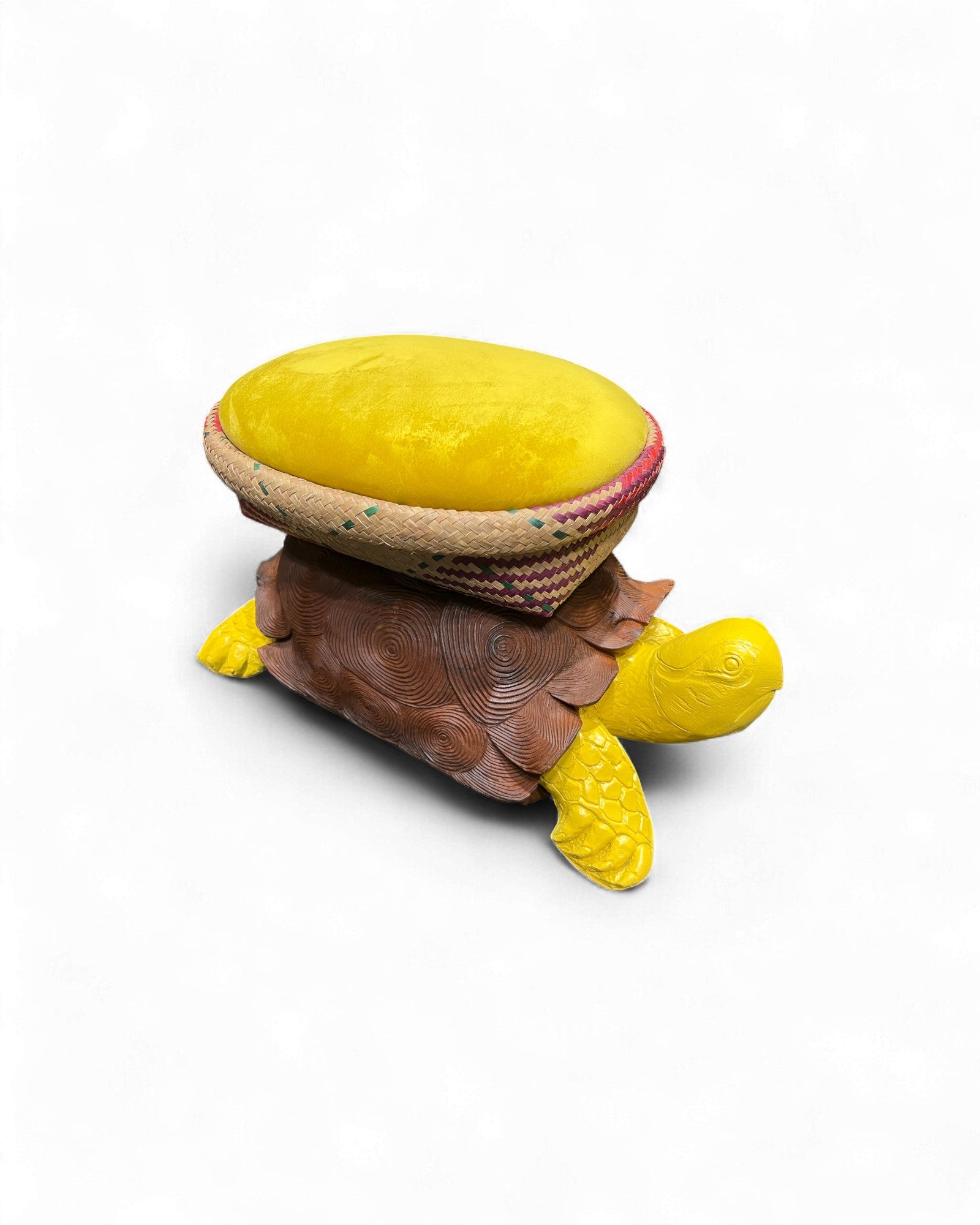 MASAYA - Turte Tote Basket Yellow