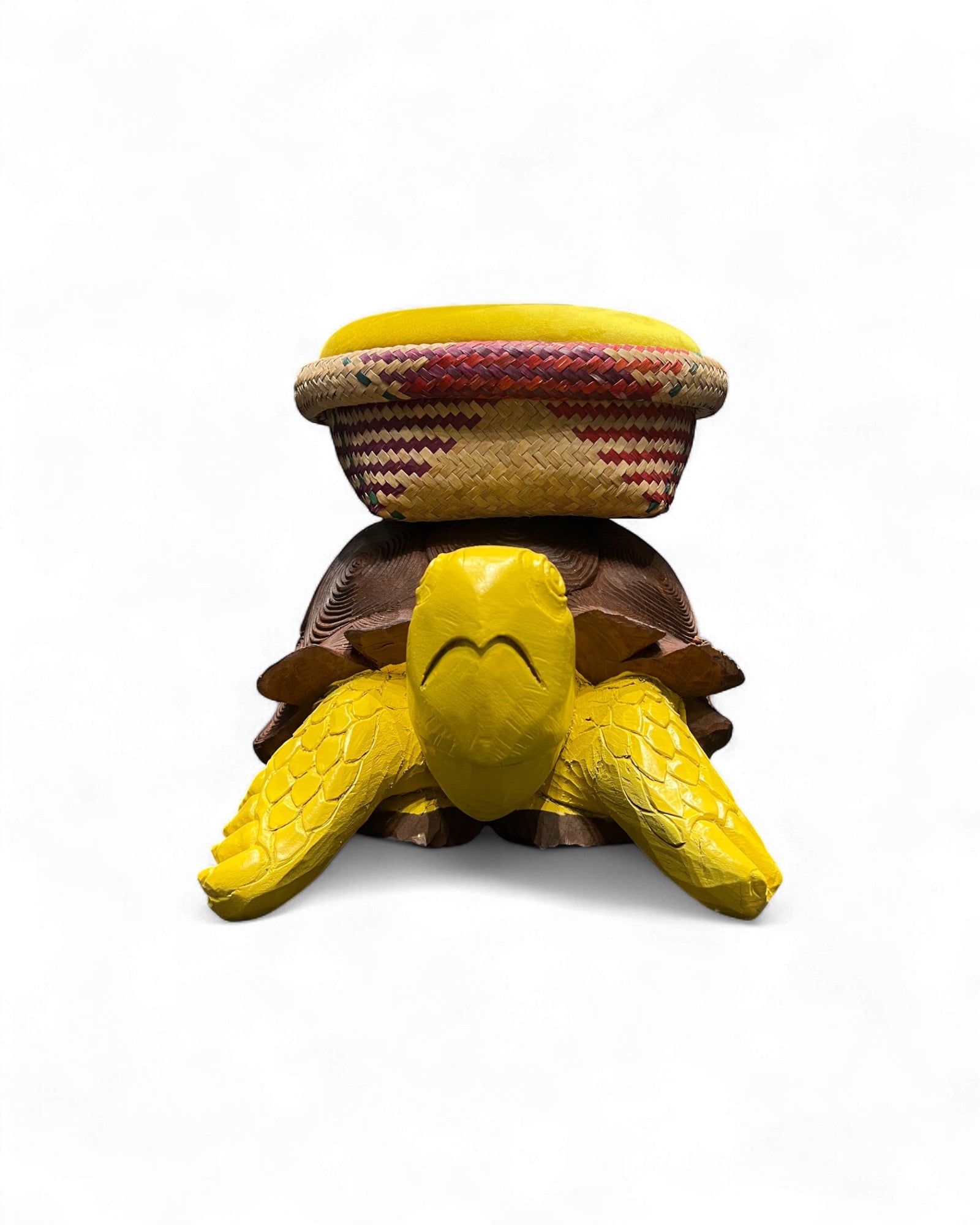 MASAYA - Turte Tote Basket Yellow