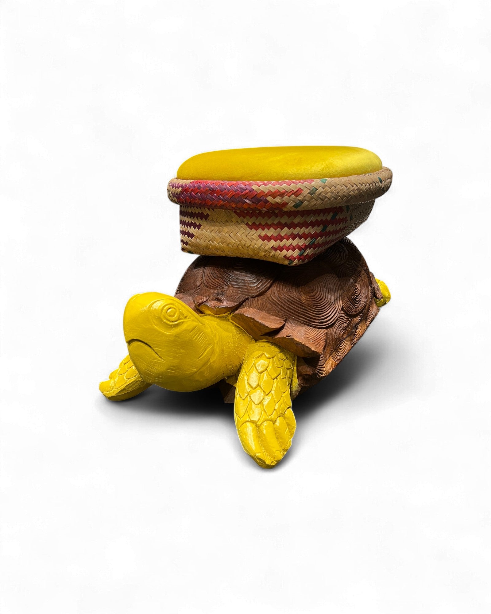 MASAYA - Turte Tote Basket Yellow