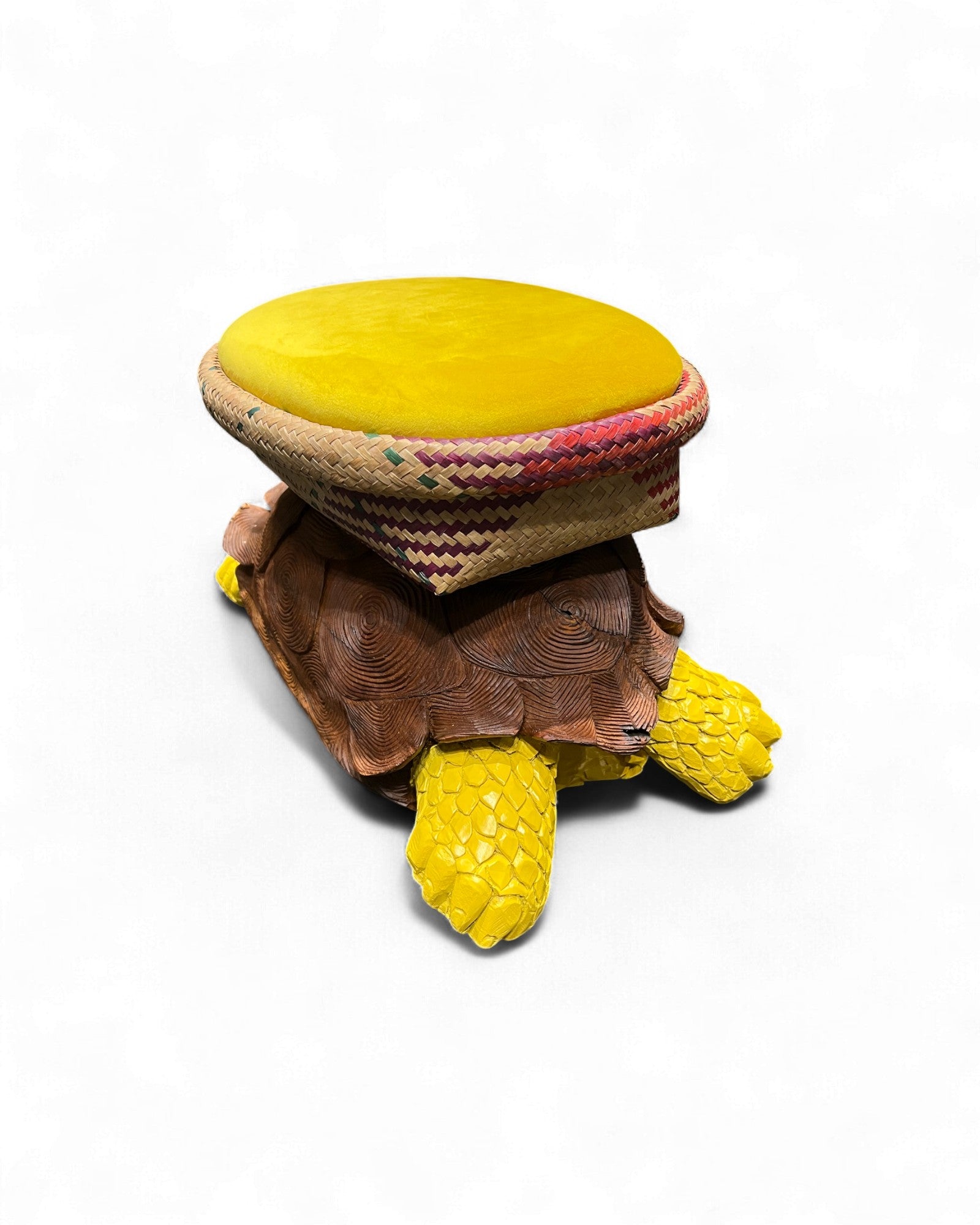 MASAYA - Turte Tote Basket Yellow