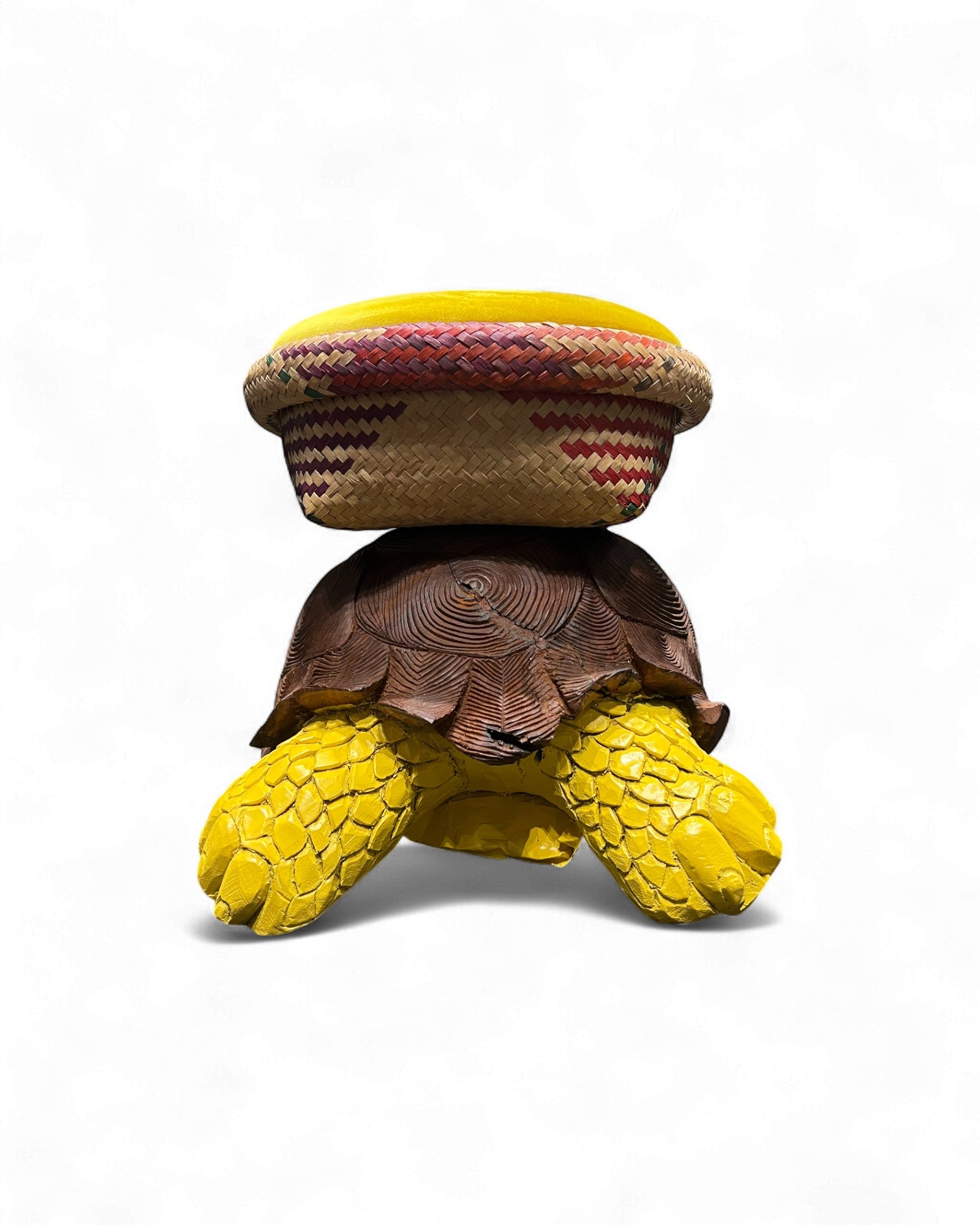 MASAYA - Turte Tote Basket Yellow