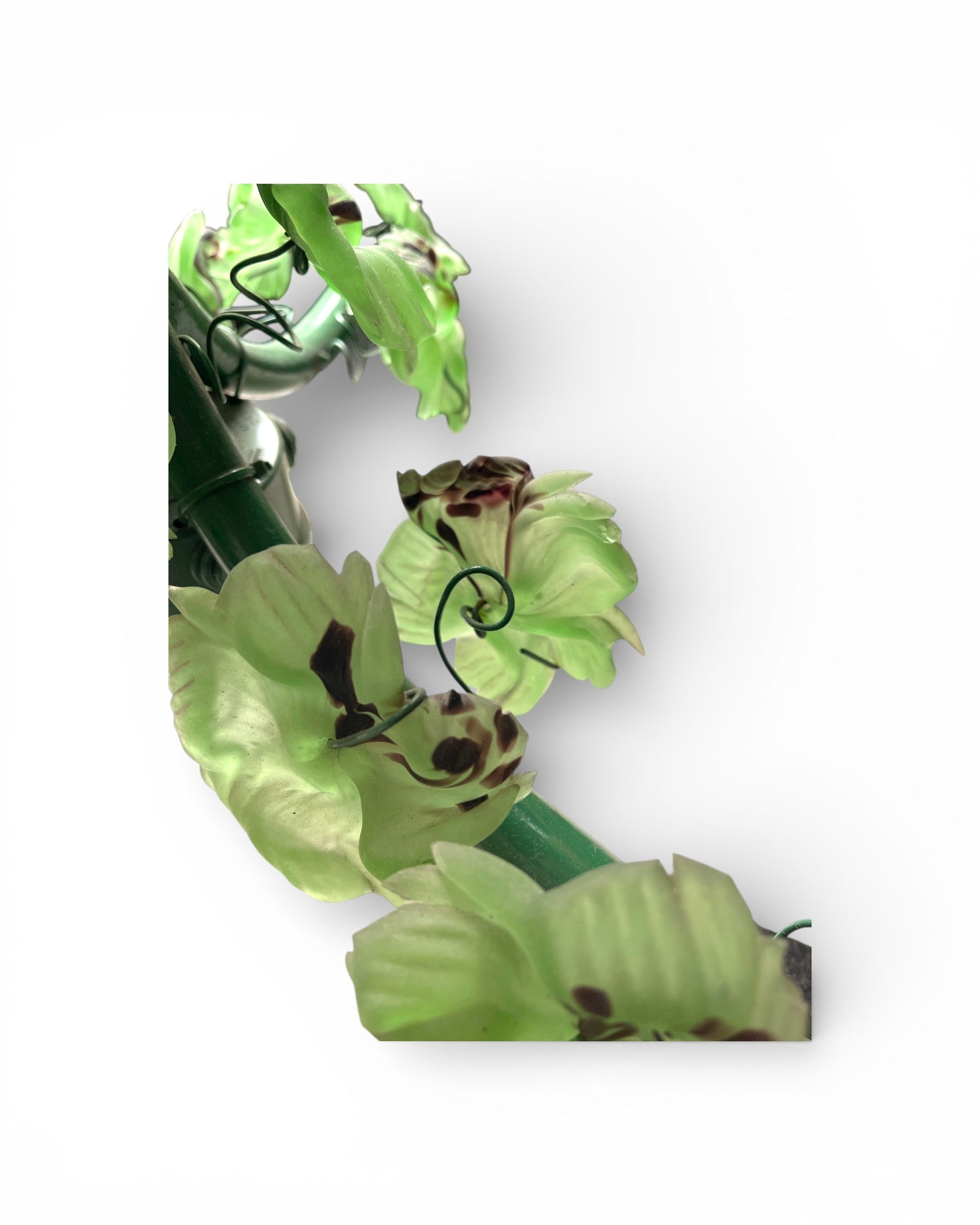 Murano Vintage 13 - Light Grape Clusters With Blown - Glass Leaves Floor Lamp - Surround Living - 15