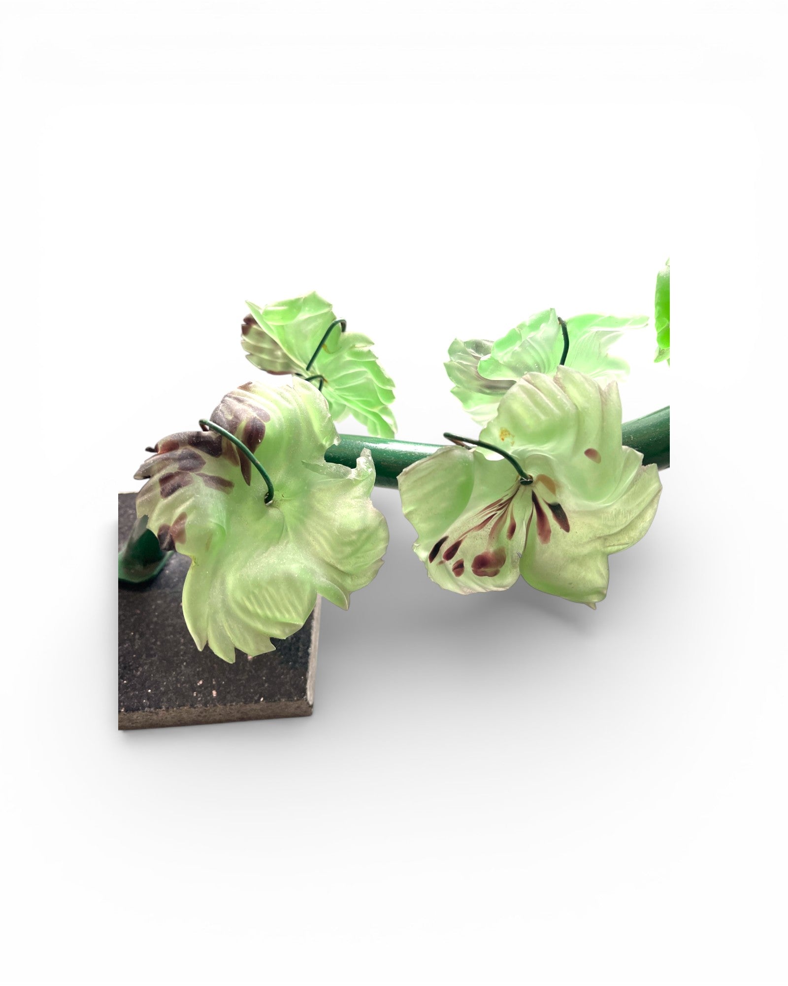 Murano Vintage 13 - Light Grape Clusters With Blown - Glass Leaves Floor Lamp - Surround Living - 16