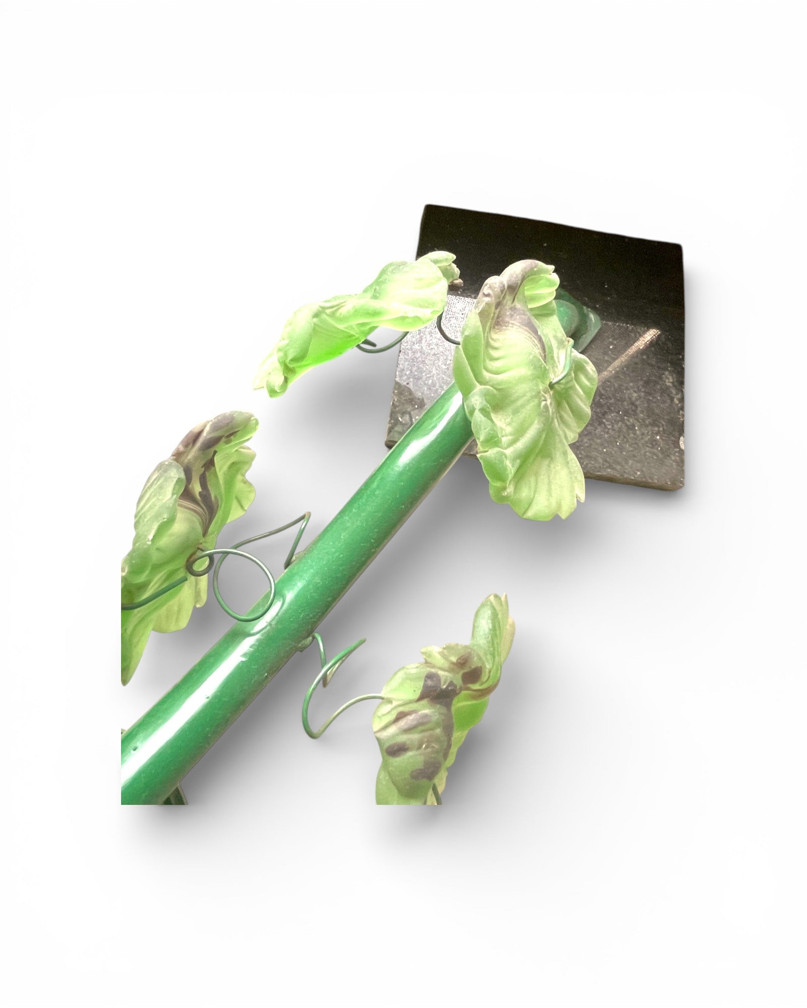 Murano Vintage 13 - Light Grape Clusters With Blown - Glass Leaves Floor Lamp - Surround Living - 17