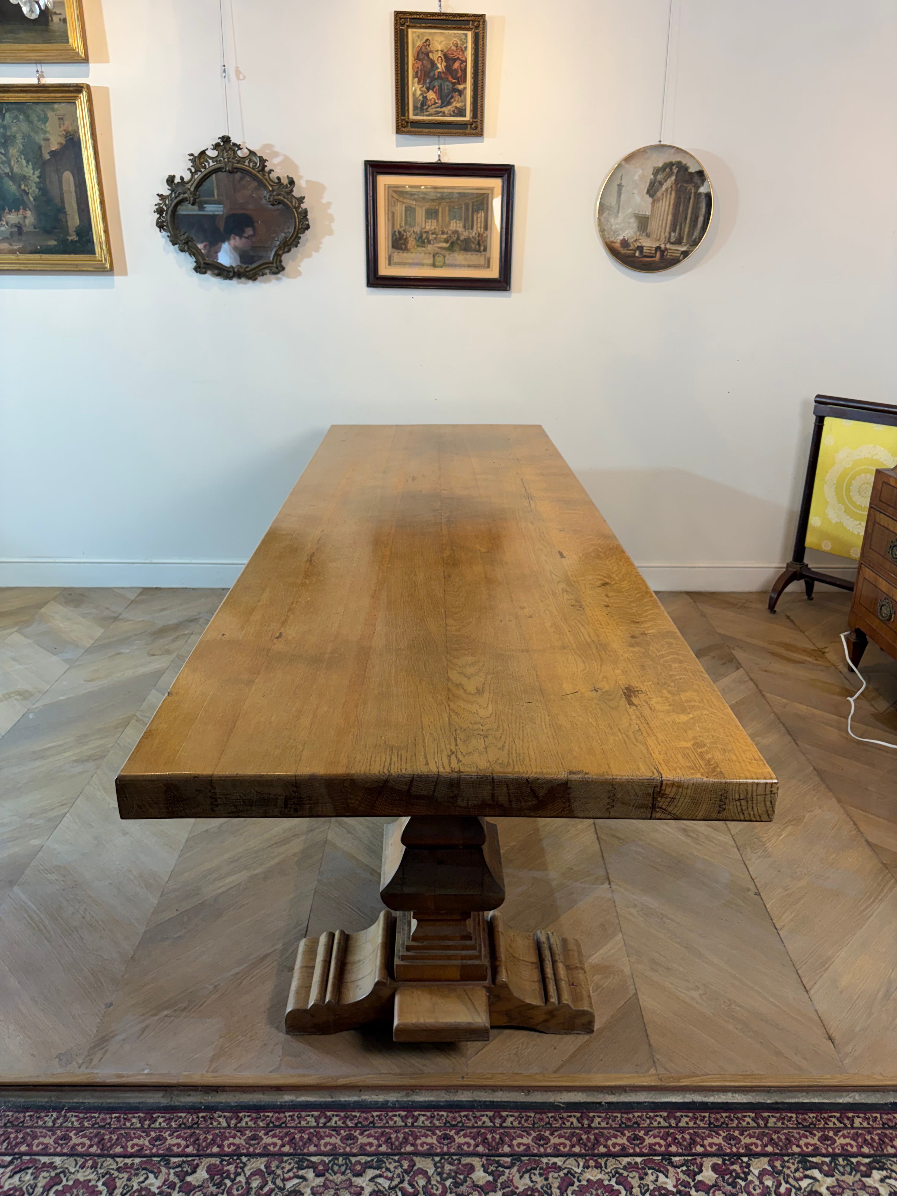 Long Oak Villa Cornaro Dining Table