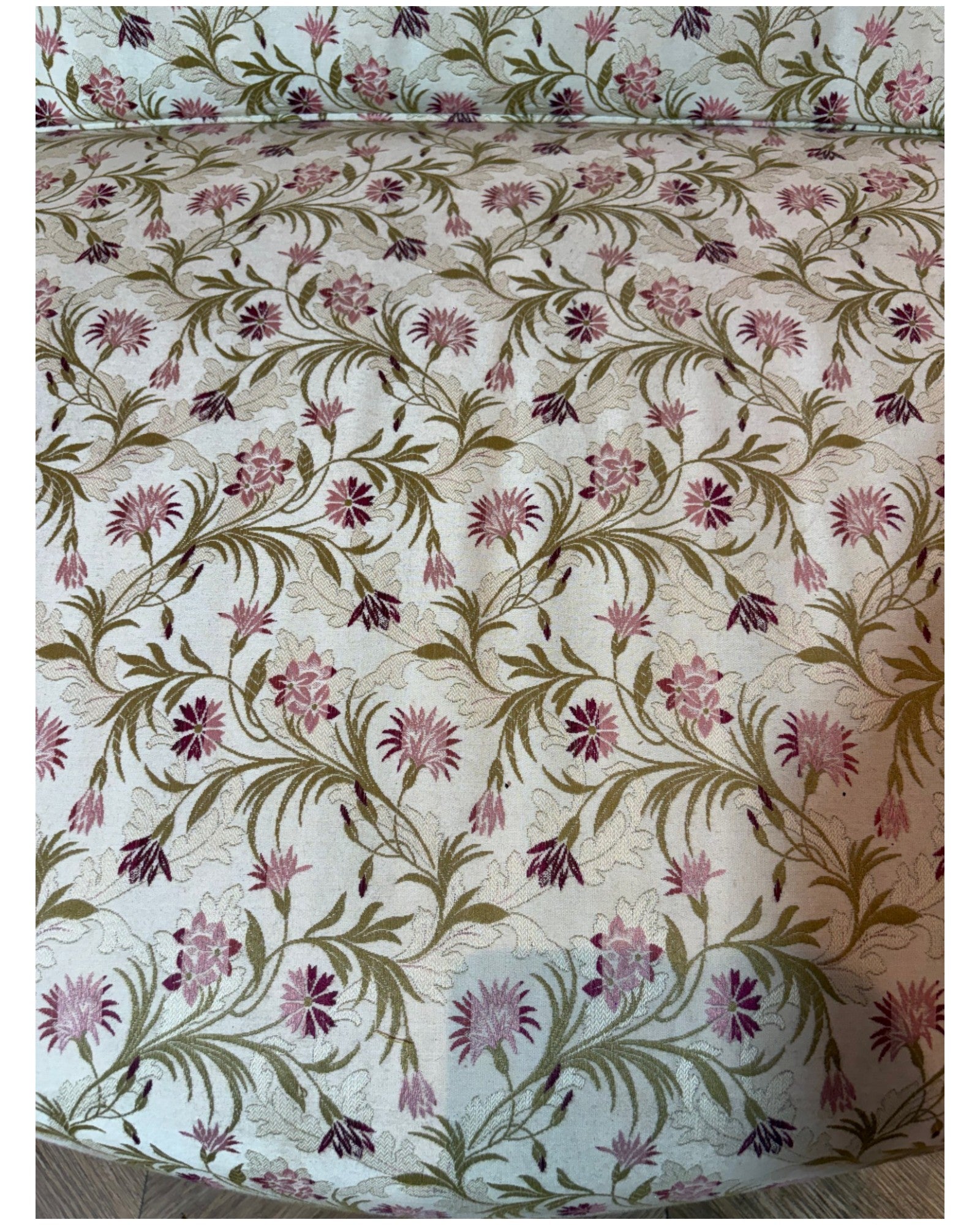Louis Philippe Style Walnut Floral Cushion Couch (1 of 2) - Surround Living - 19