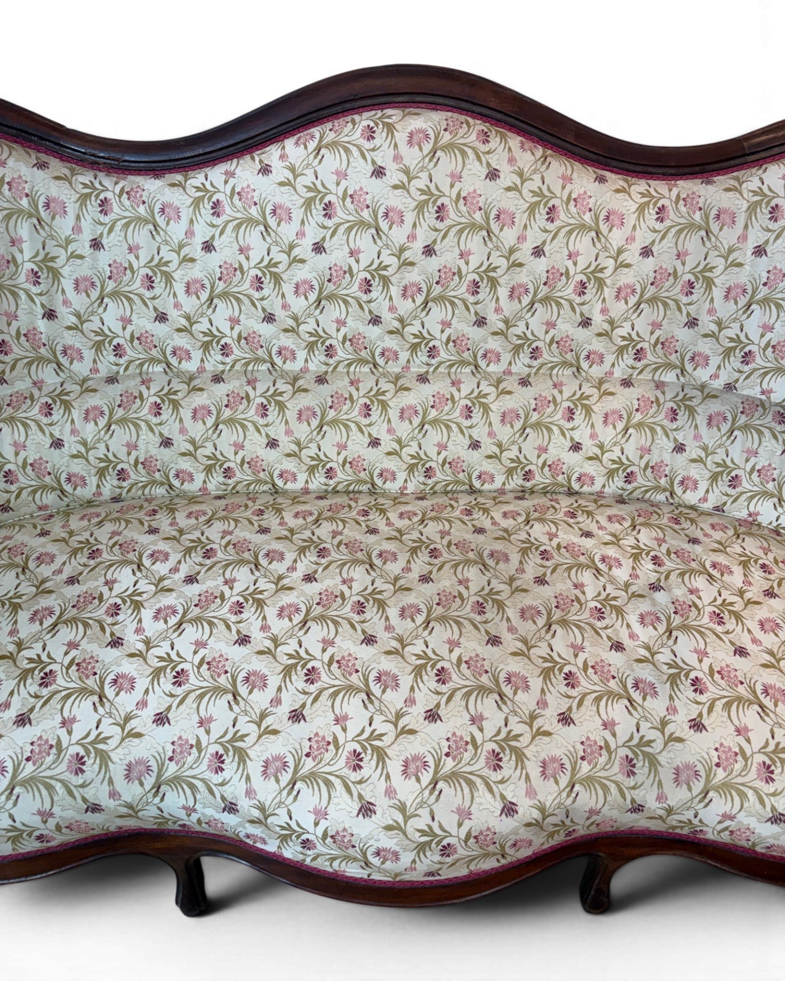 Louis Philippe Style Walnut Floral Cushion Couch (2 of 2) - Surround Living - 10