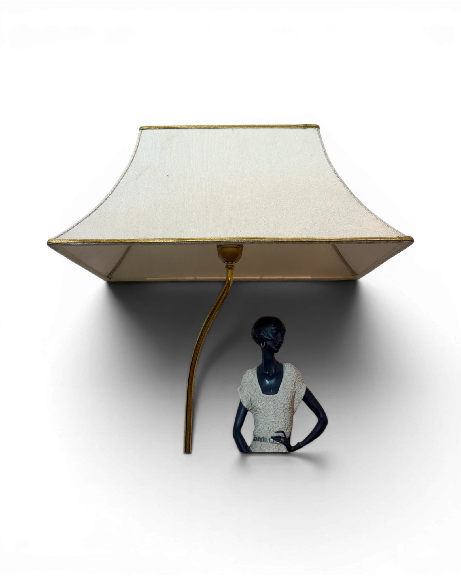 Giuseppe Armani 1980s Lady in Resin Burlwood Table Lamp - Surround Living - 15