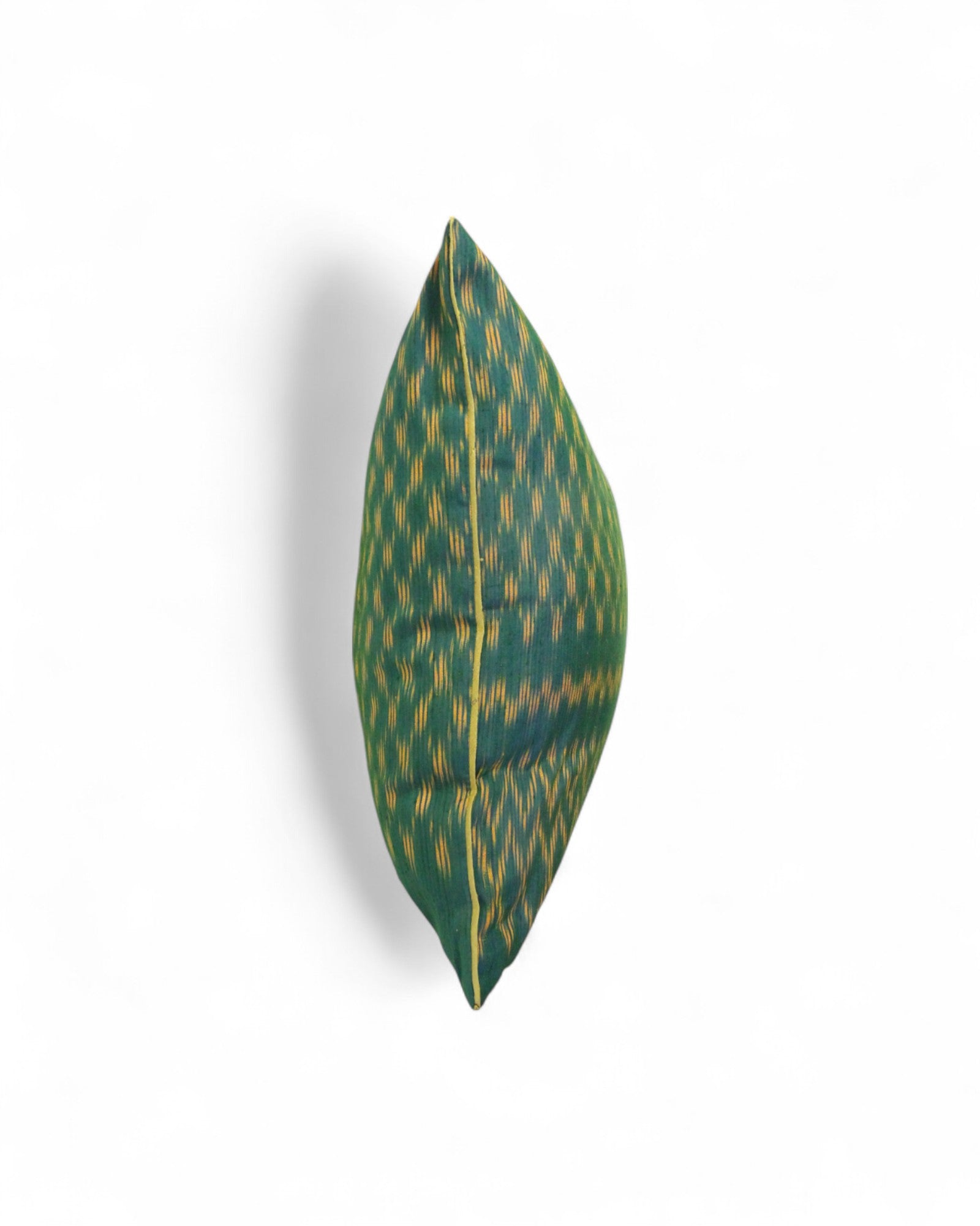 Square Silk Cushion Feat. Silk Piping - Jewel Beatle Green