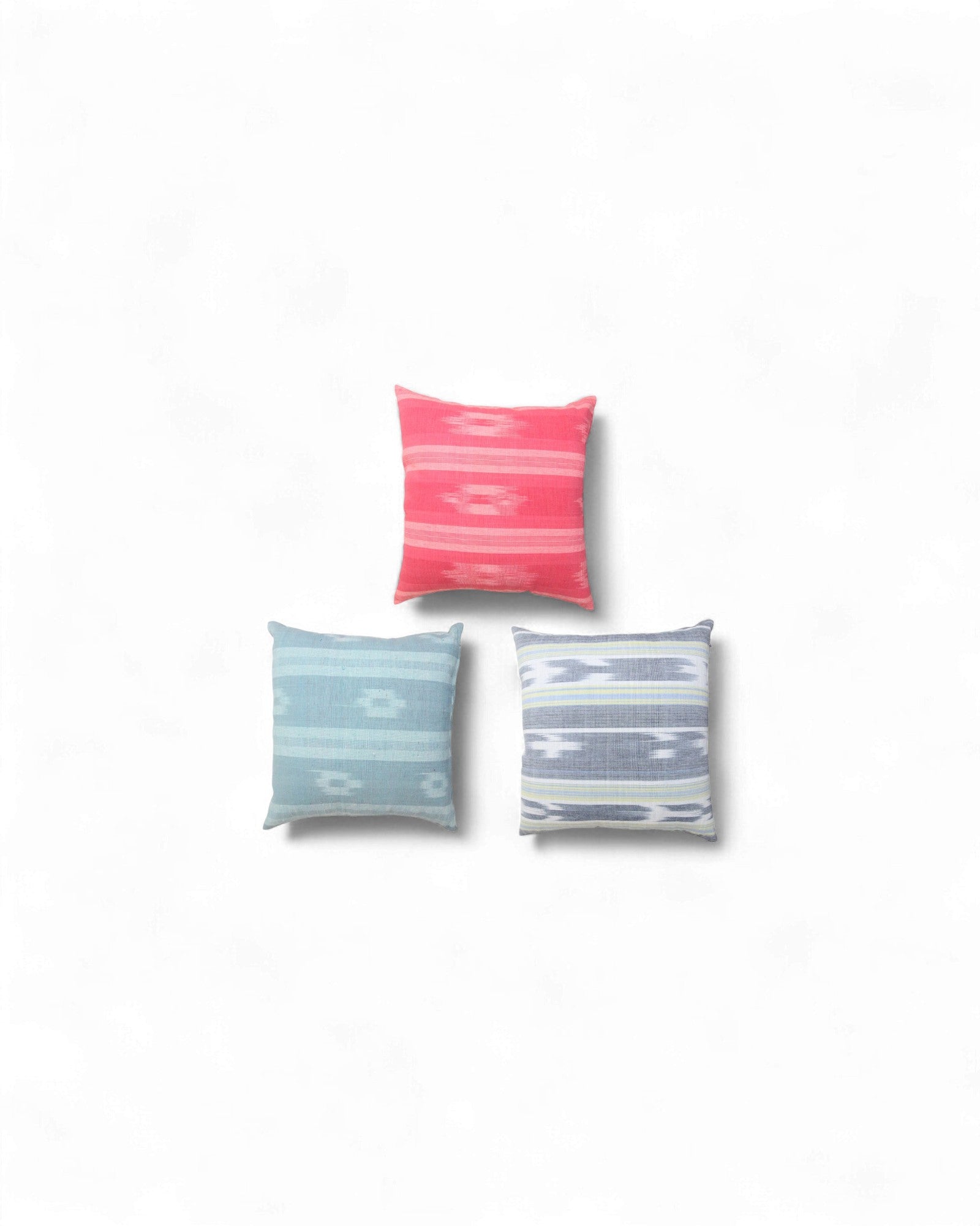 Warp Handwoven Mudmee Cotton Fabrics - Set of 3