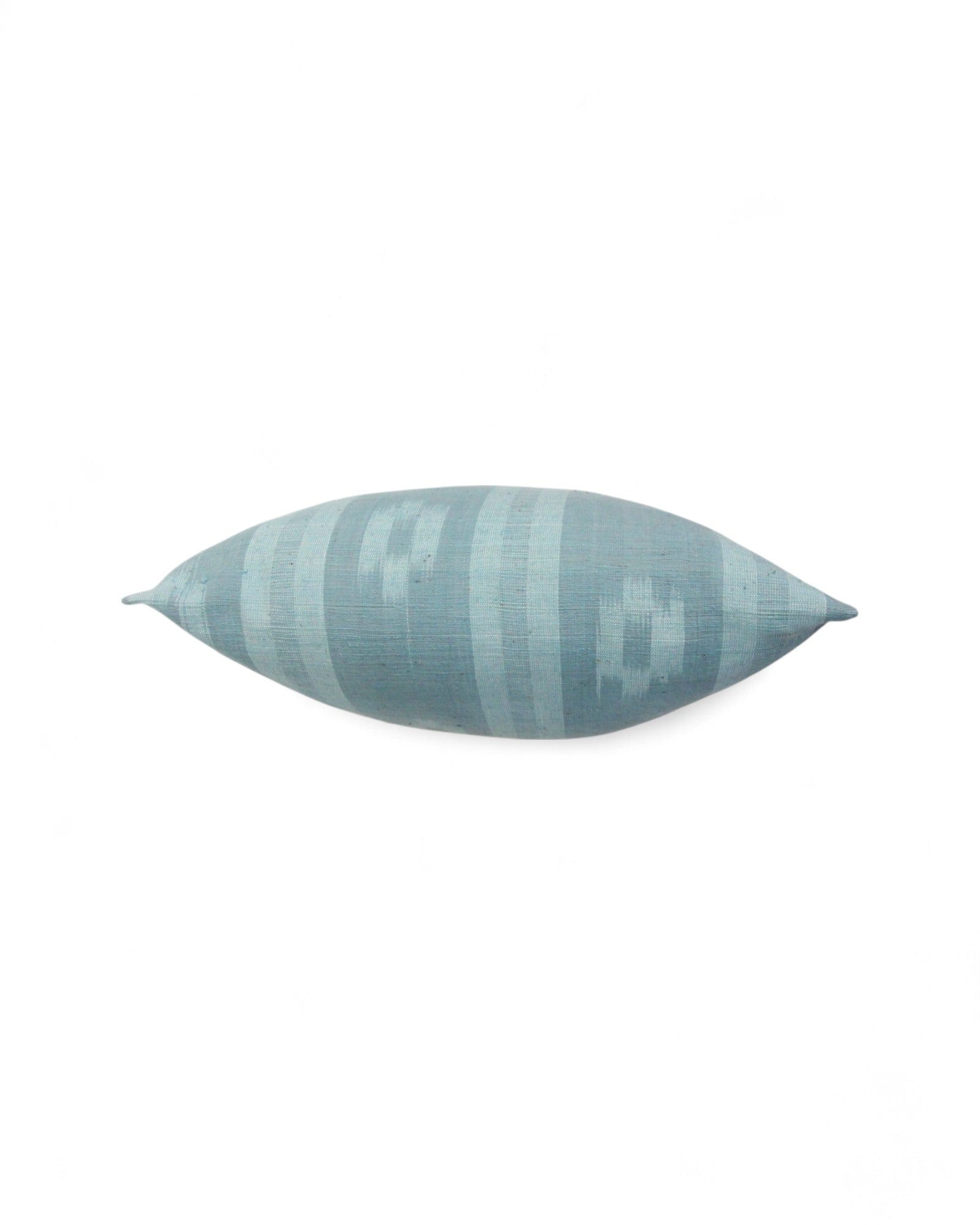 Warp Handwoven Mudmee Cotton Fabric Square Cushion - Shades of Blue