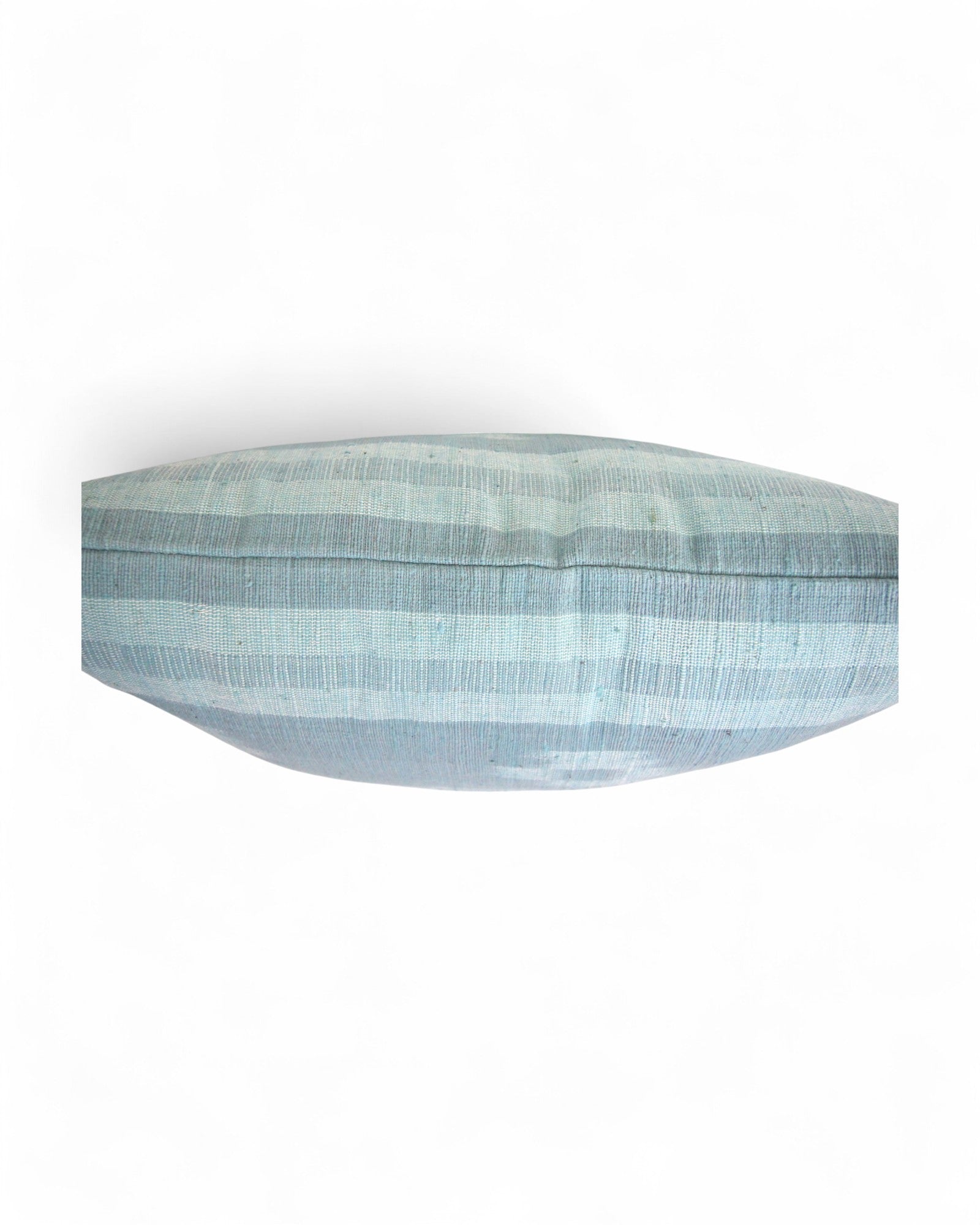 Warp Handwoven Mudmee Cotton Fabric Square Cushion - Shades of Blue