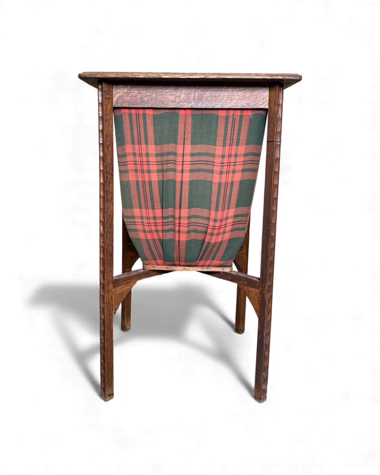 Scottish Side Table, Folding wooden sewing storage stand - Surround Living - 3