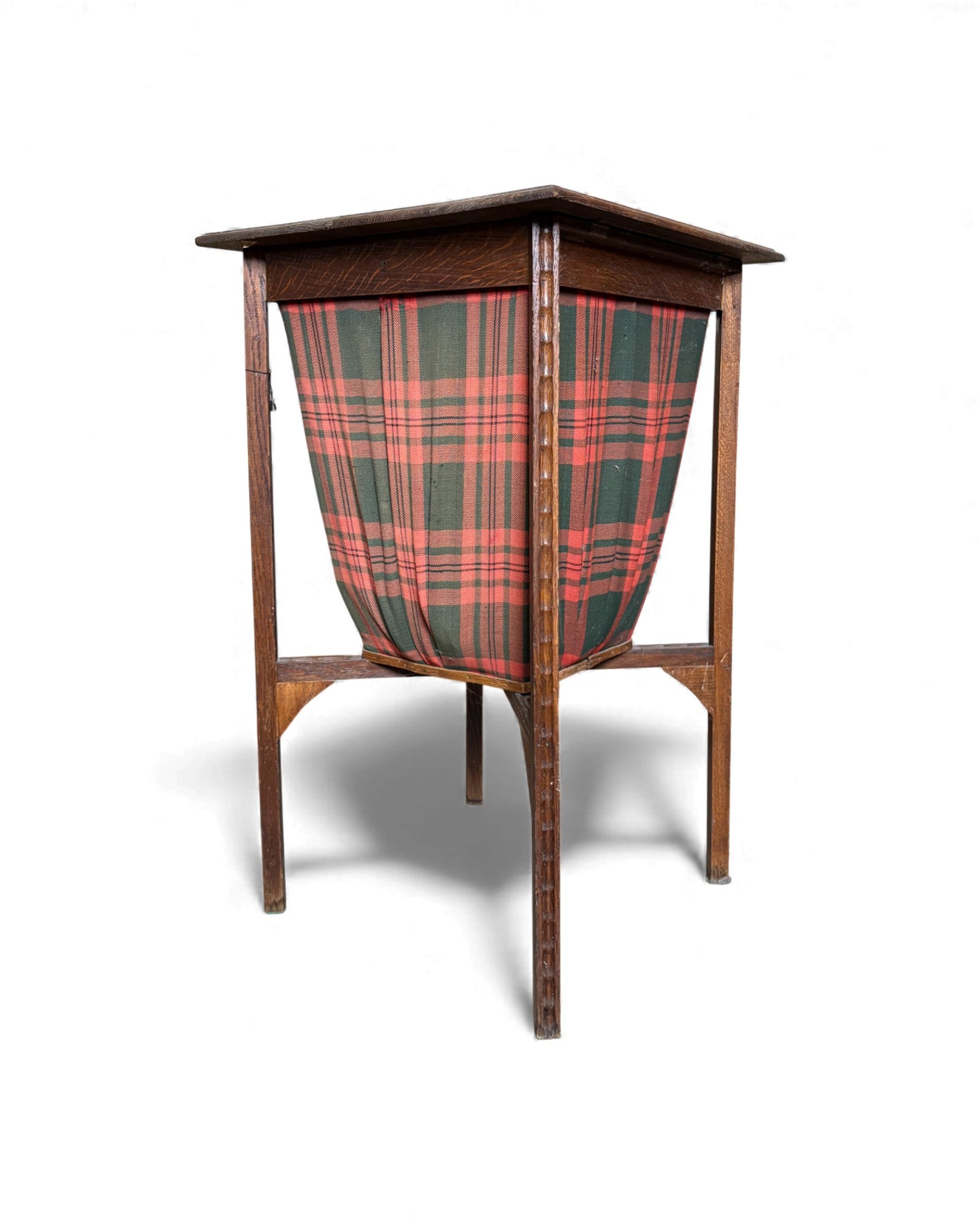 Scottish Side Table, Folding wooden sewing storage stand - Surround Living - 4