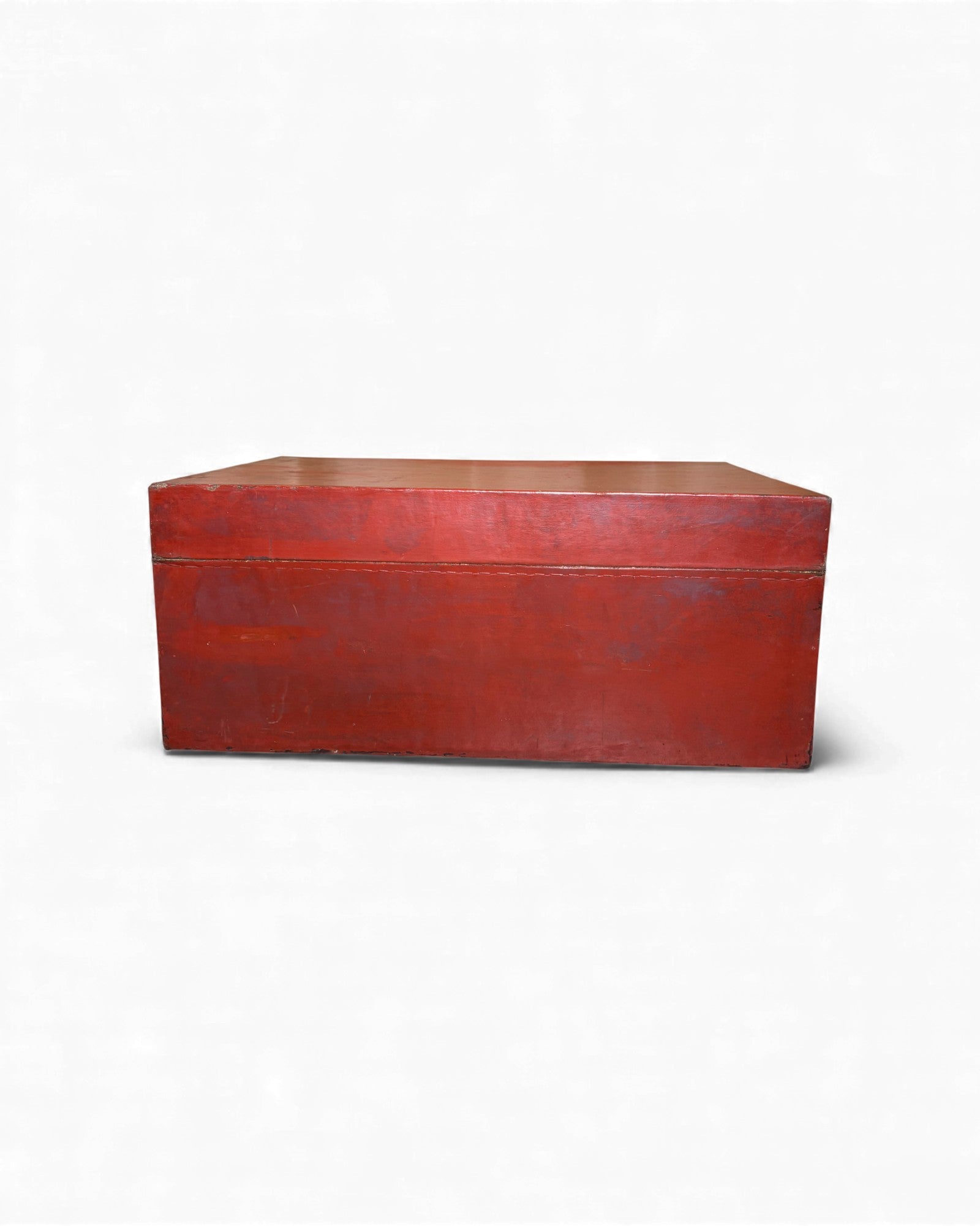 Chinese Red Hand Painted box with Murals Chinese mythical story - Surround Living - 7