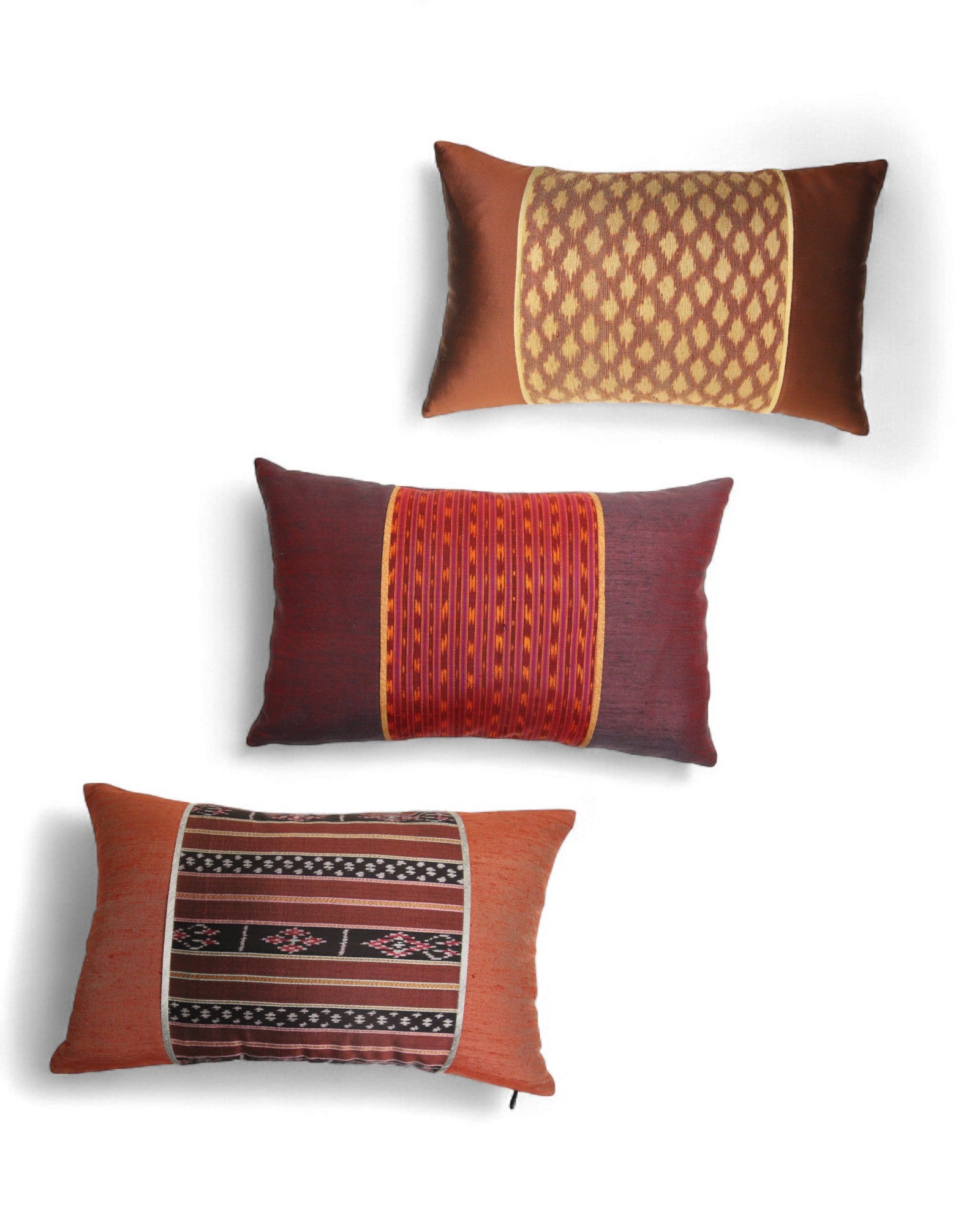 Heritage Ikat Cushions - Set of 3